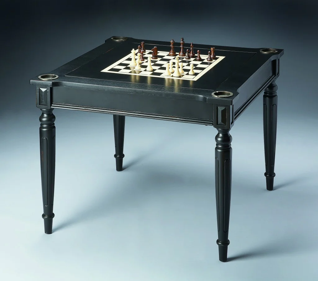 Black Licorice Multi Game Table By Homeroots - Image 2