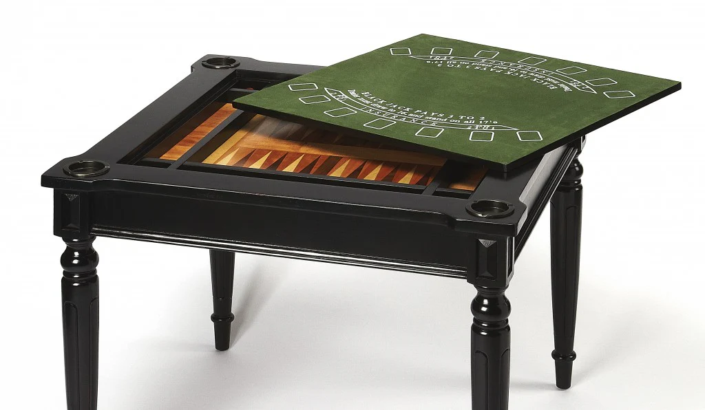 Black Licorice Multi Game Table By Homeroots - Image 3