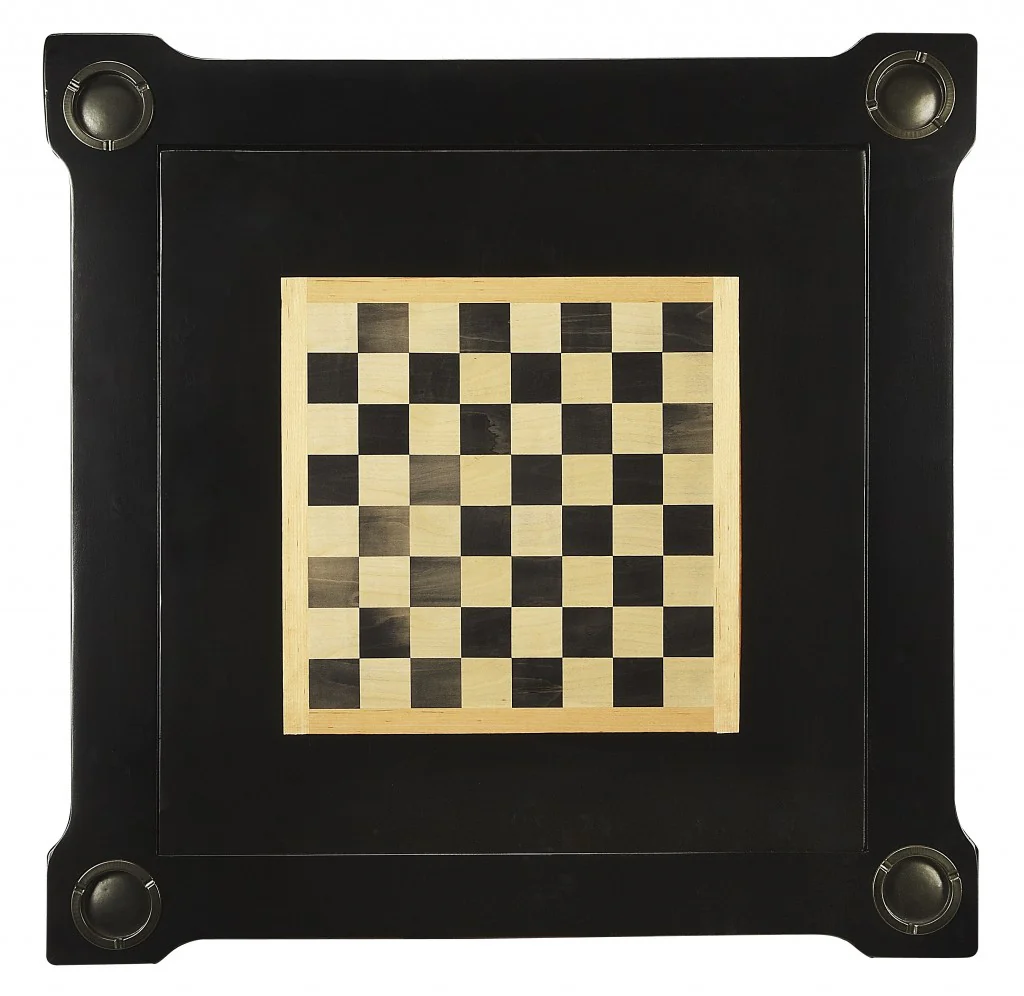 Black Licorice Multi Game Table By Homeroots - Image 6