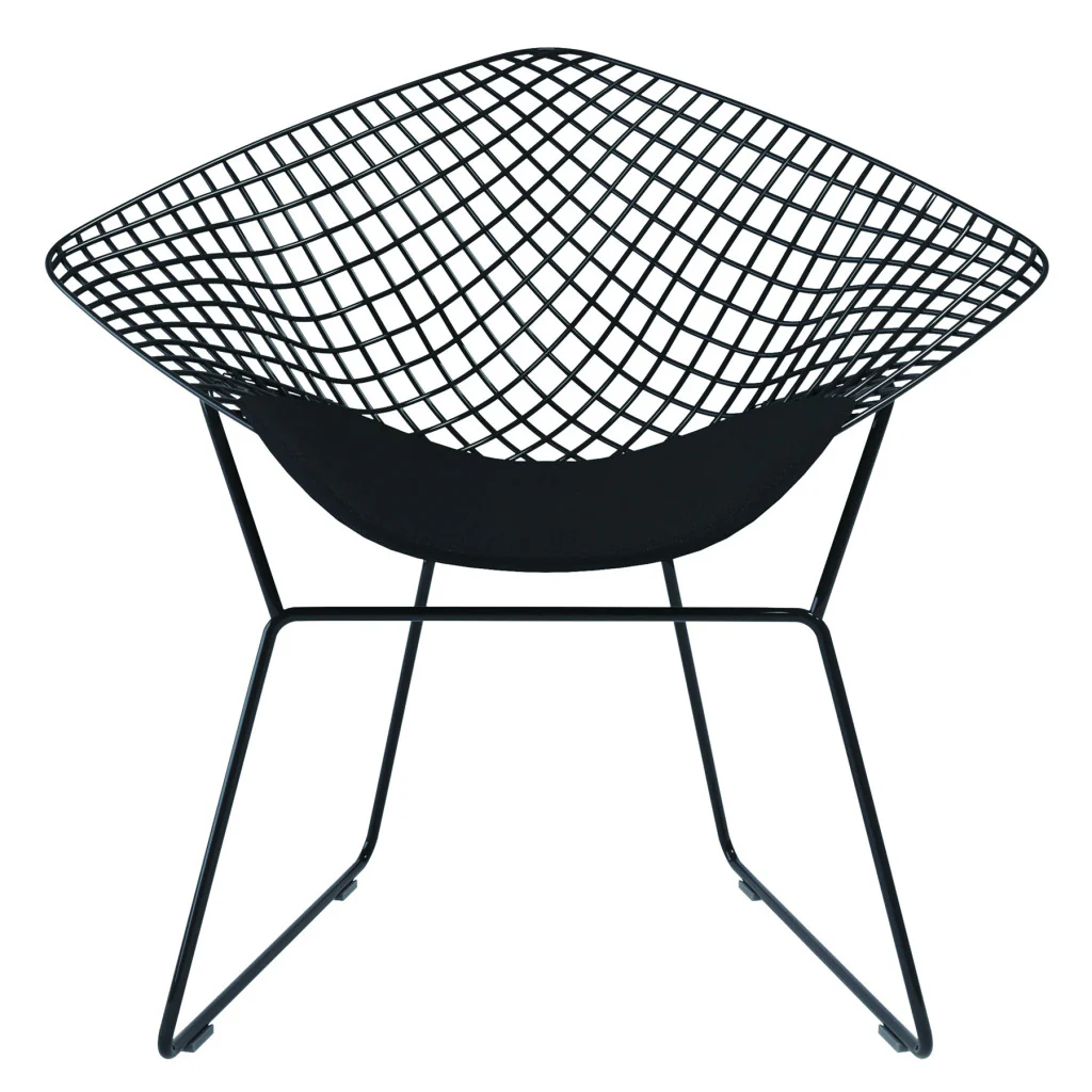Black Lounge Chair By Homeroots - Image 2