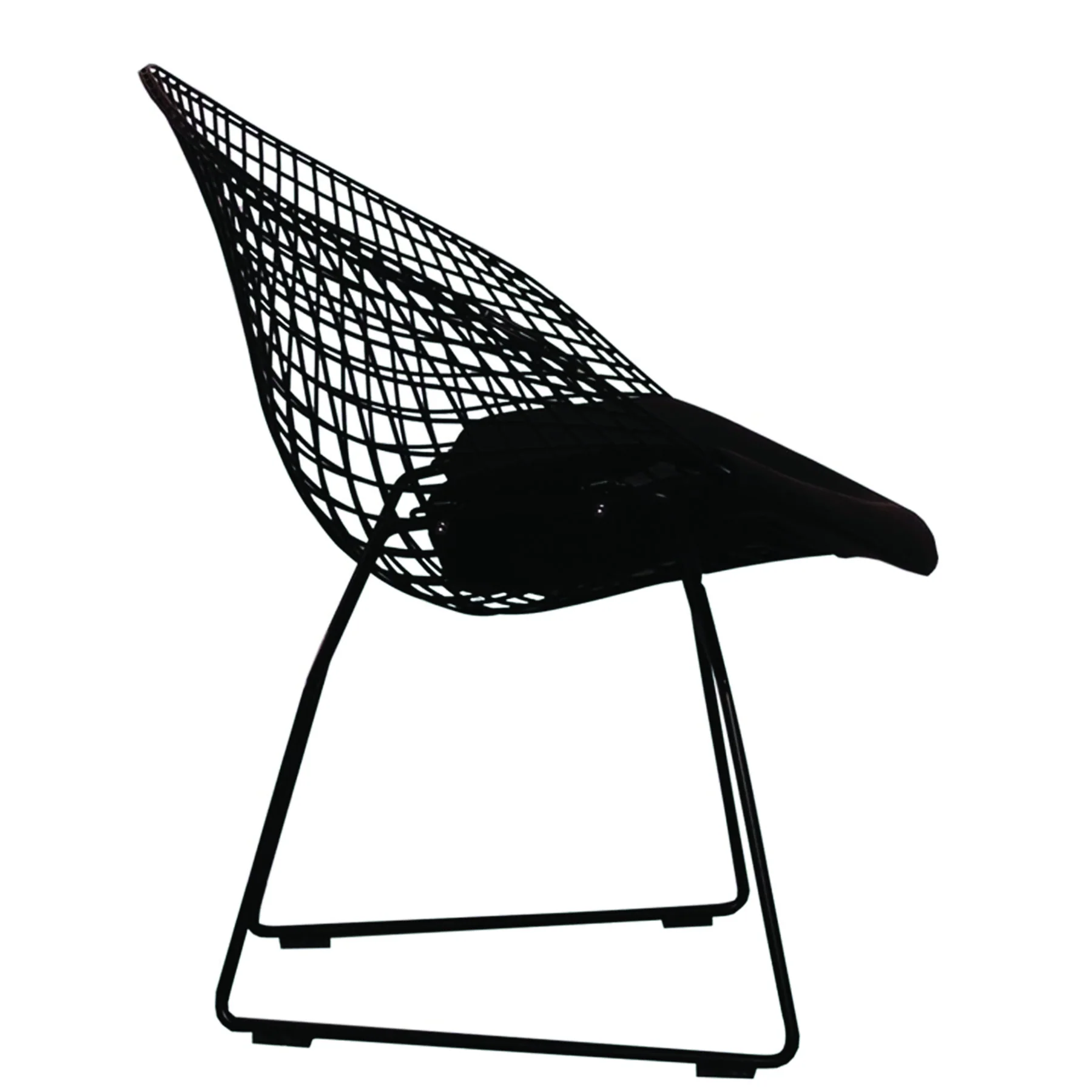 Black Lounge Chair By Homeroots - Image 4