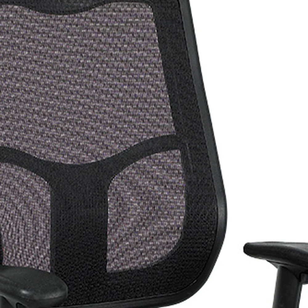 Black Mesh Chair By Homeroots - 372425 - Image 3