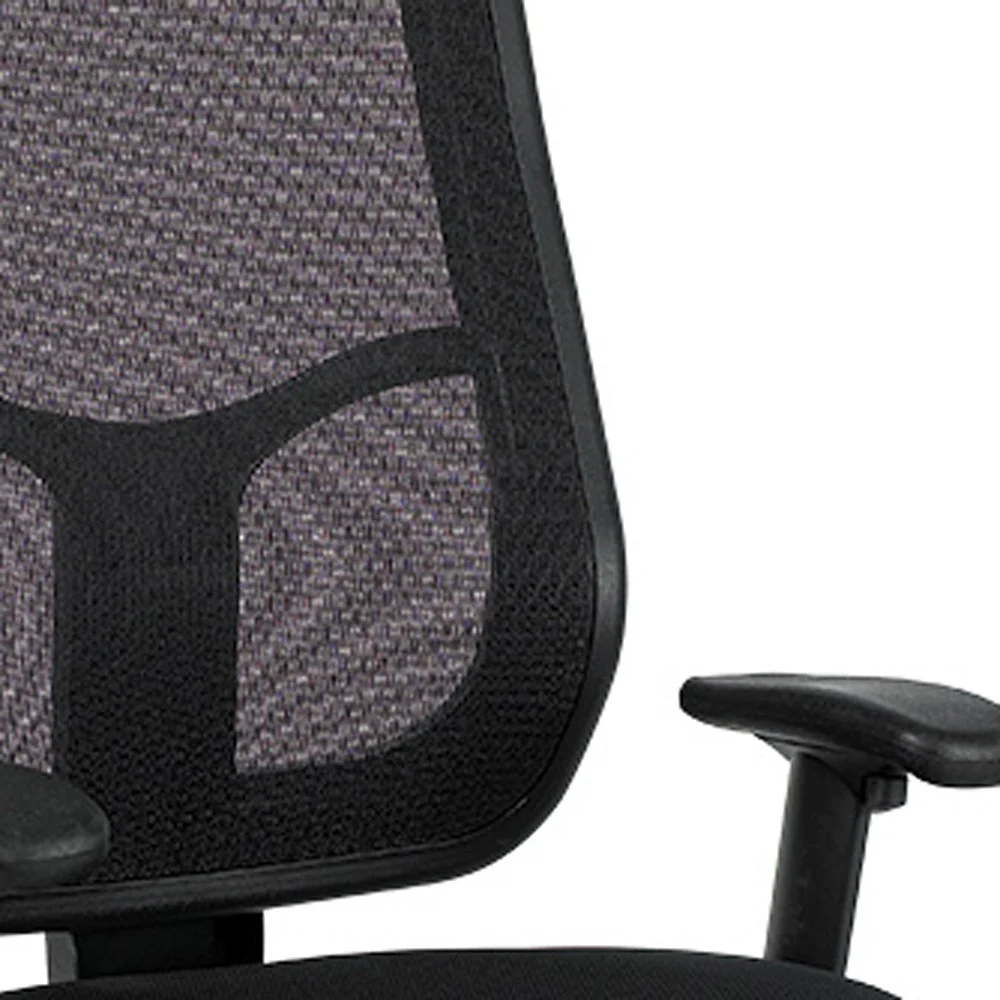 Black Mesh Chair By Homeroots - 372425 - Image 5