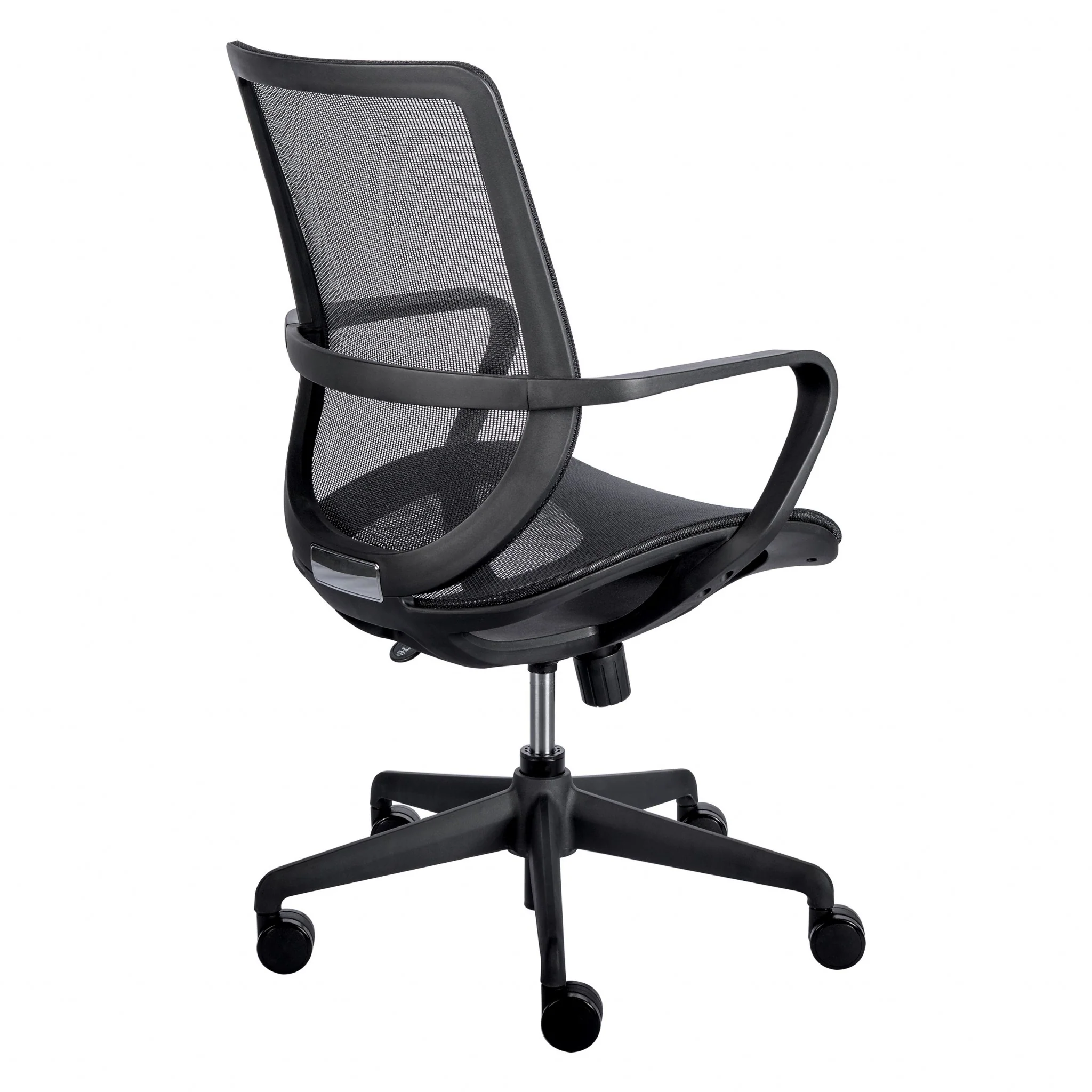 Black Mesh Office Chair with Metal Frame By Homeroots - Image 5