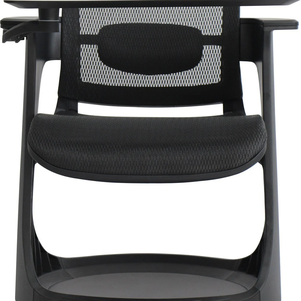 Black Mesh Seat and Back Chair By Homeroots - Image 4