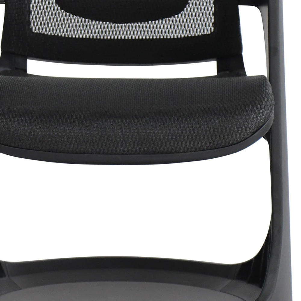 Black Mesh Seat and Back Chair By Homeroots - Image 5