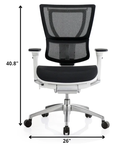 Black Mesh Tilt Tension Control Chair By Homeroots - Image 7