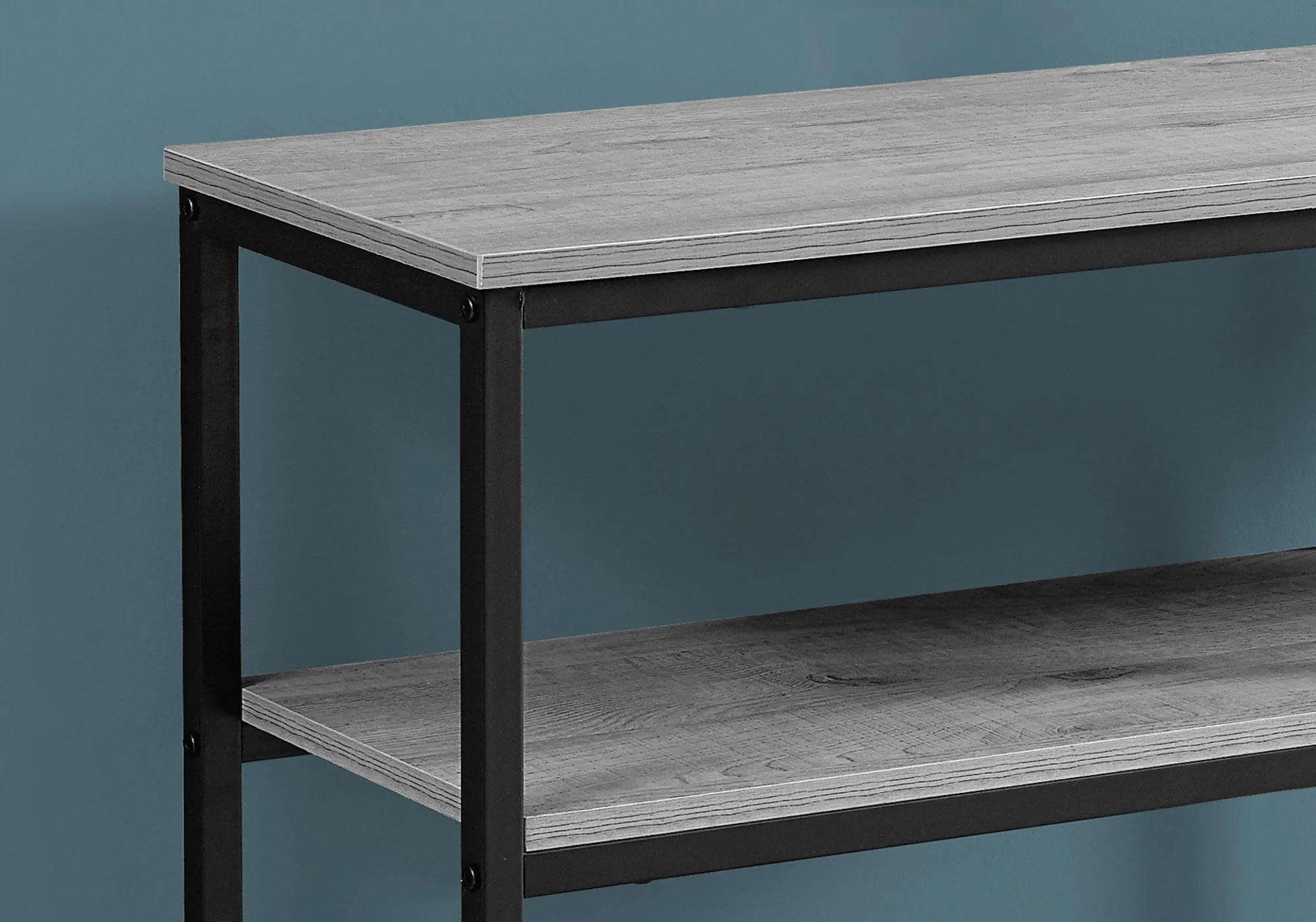 Black Metal Accent Table By Homeroots - 333247 - Image 2