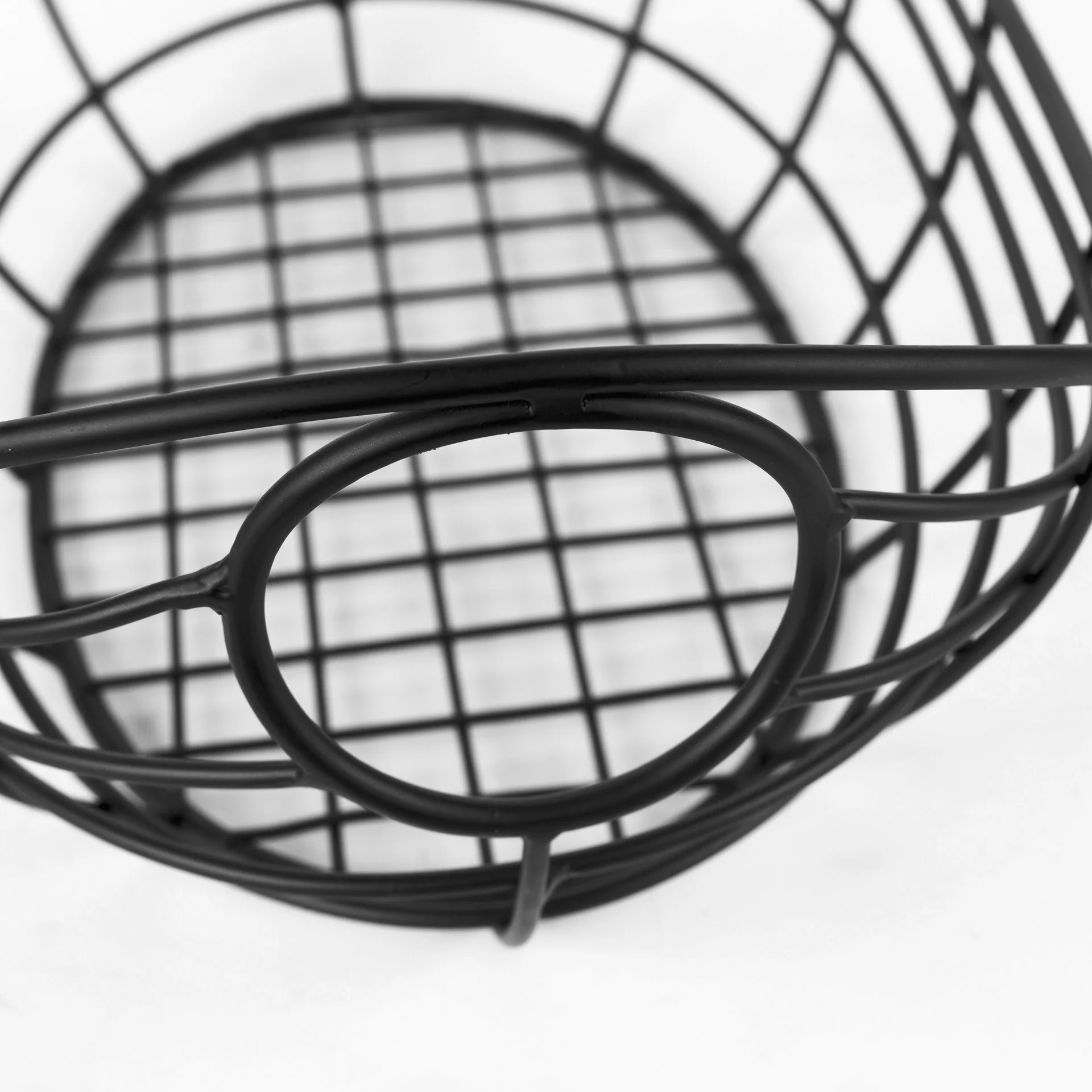 Black Metal Boat Shaped Basket By Homeroots - Image 6