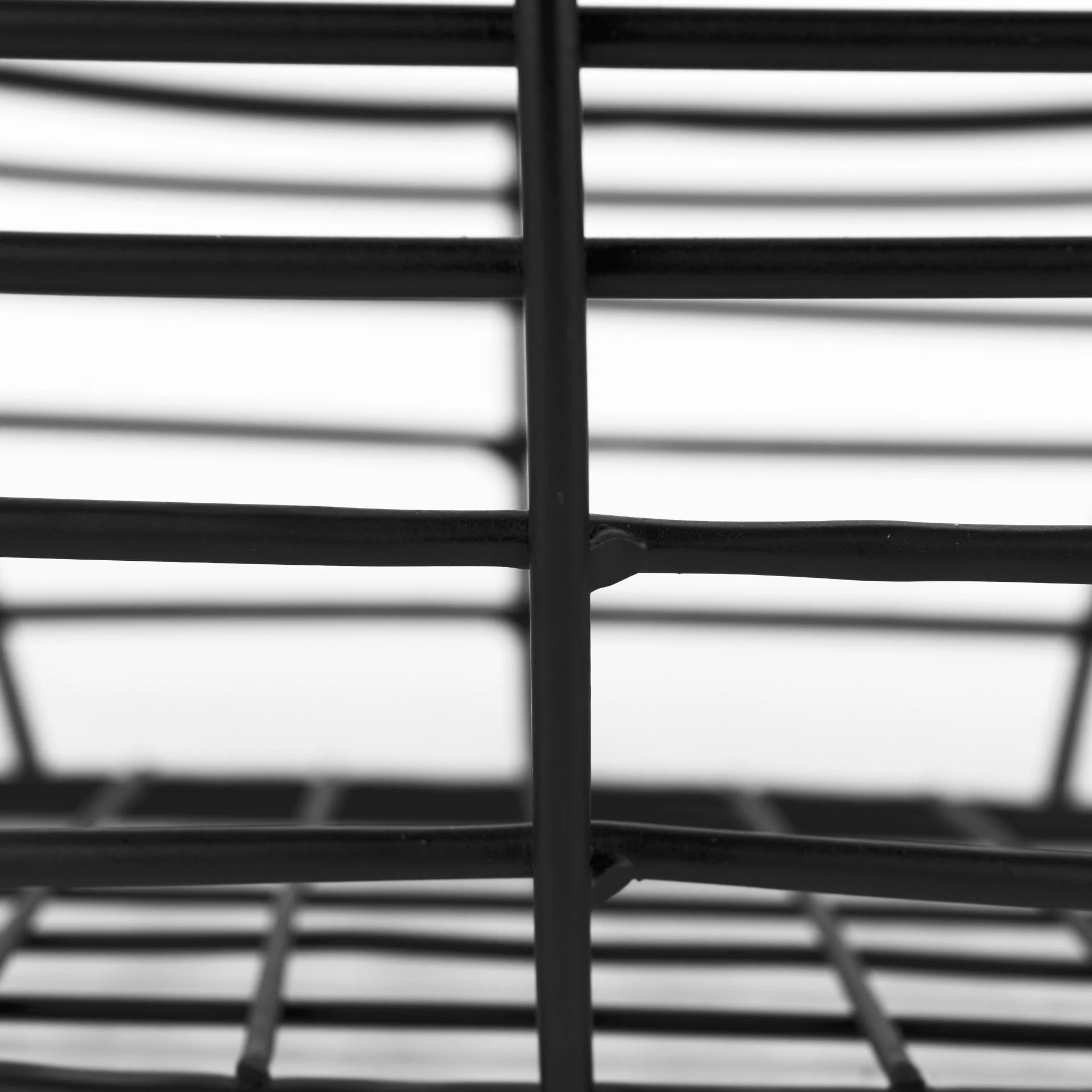 Black Metal Boat Shaped Basket By Homeroots - Image 7