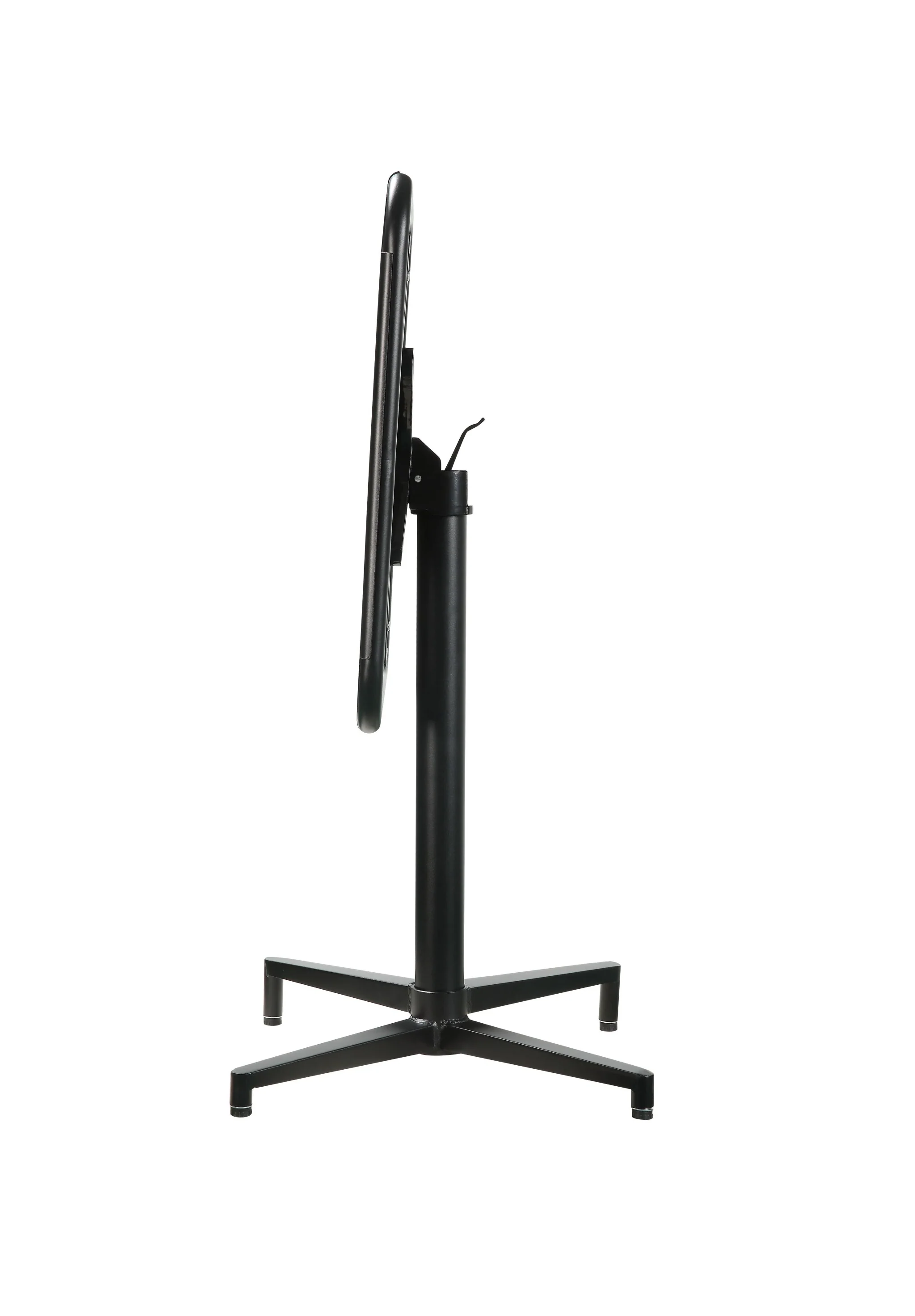 Black Metal Folding Table By Homeroots - Image 2
