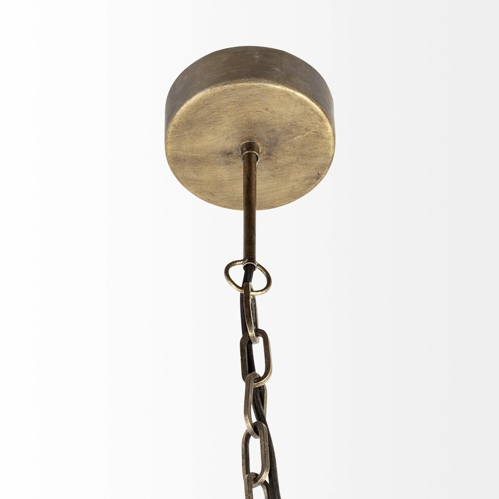 Black Metal Geometric Globe Hanging Light By Homeroots - Image 4