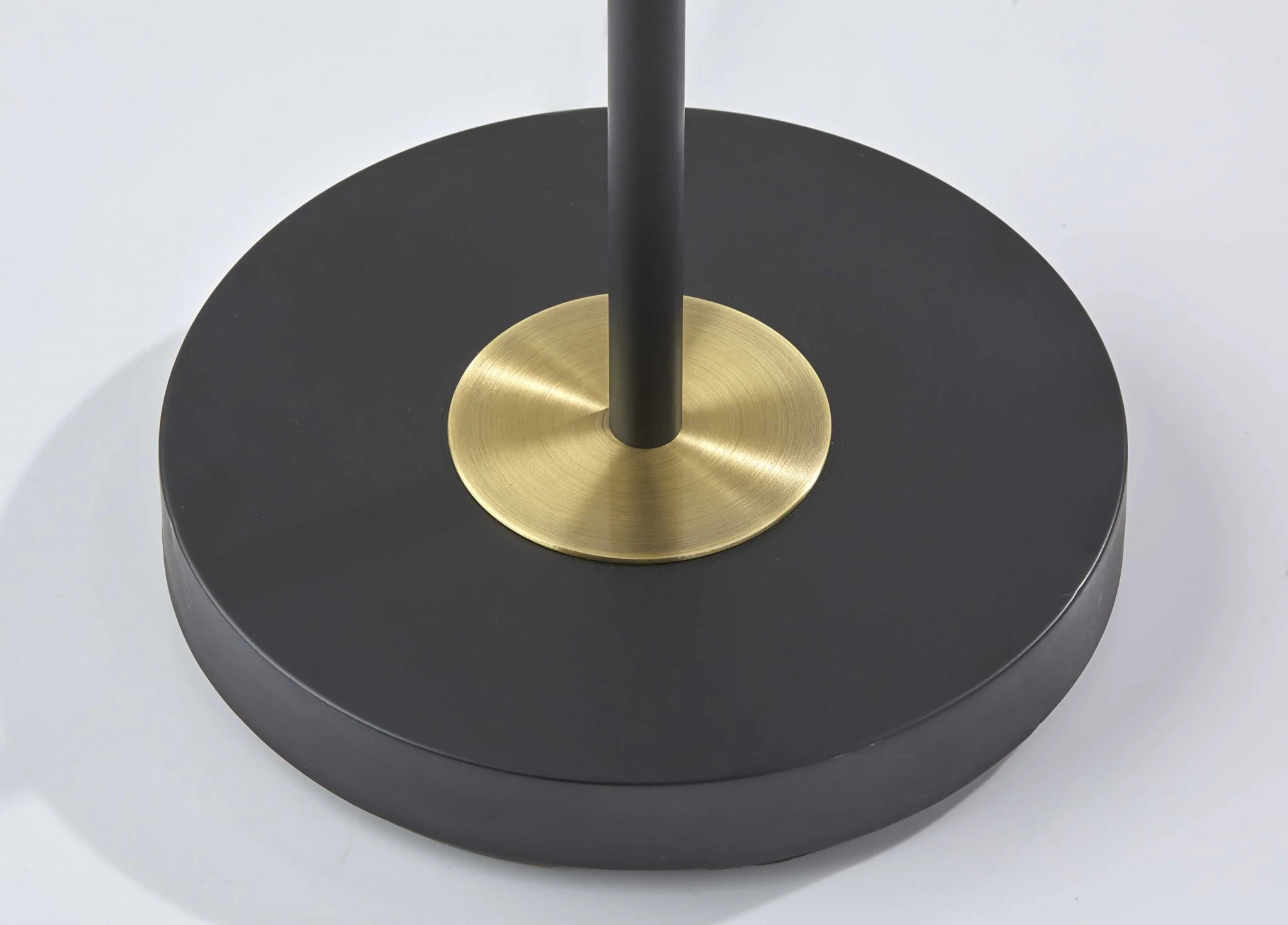 Black Metal LED Torchiere By Homeroots - Image 3