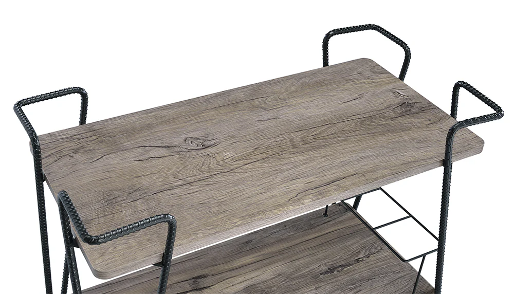 Black Metal Serving Cart By Homeroots - 319142 - Image 6