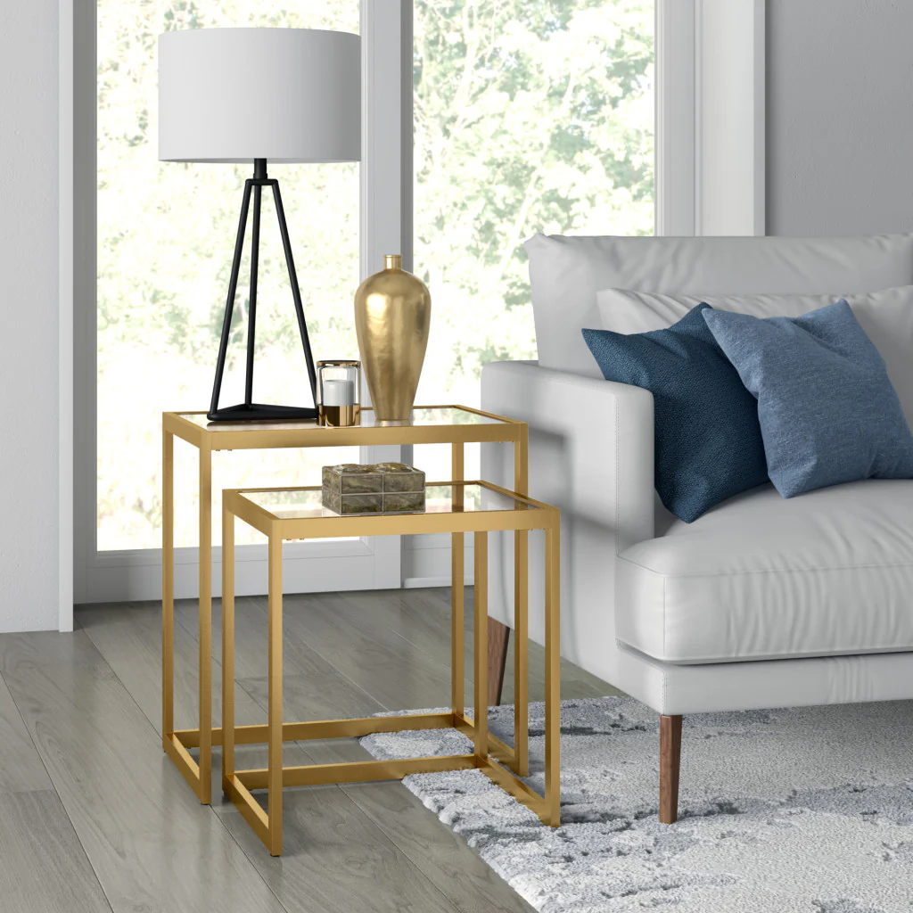 Black Metal Table Lamp With White Drum Shade By Homeroots - Image 4