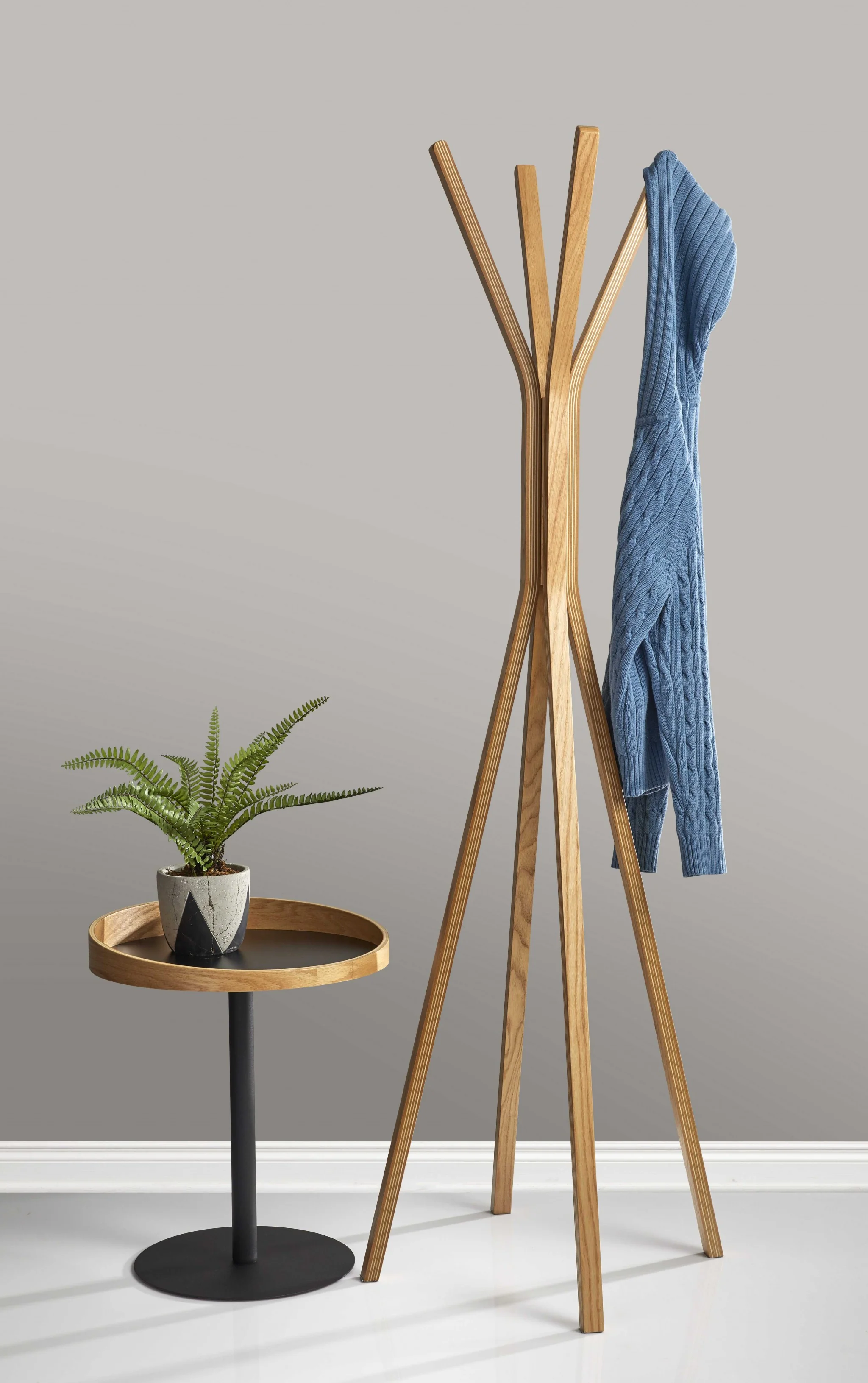 Black Mod Wood End or Side Table By Homeroots - Image 3