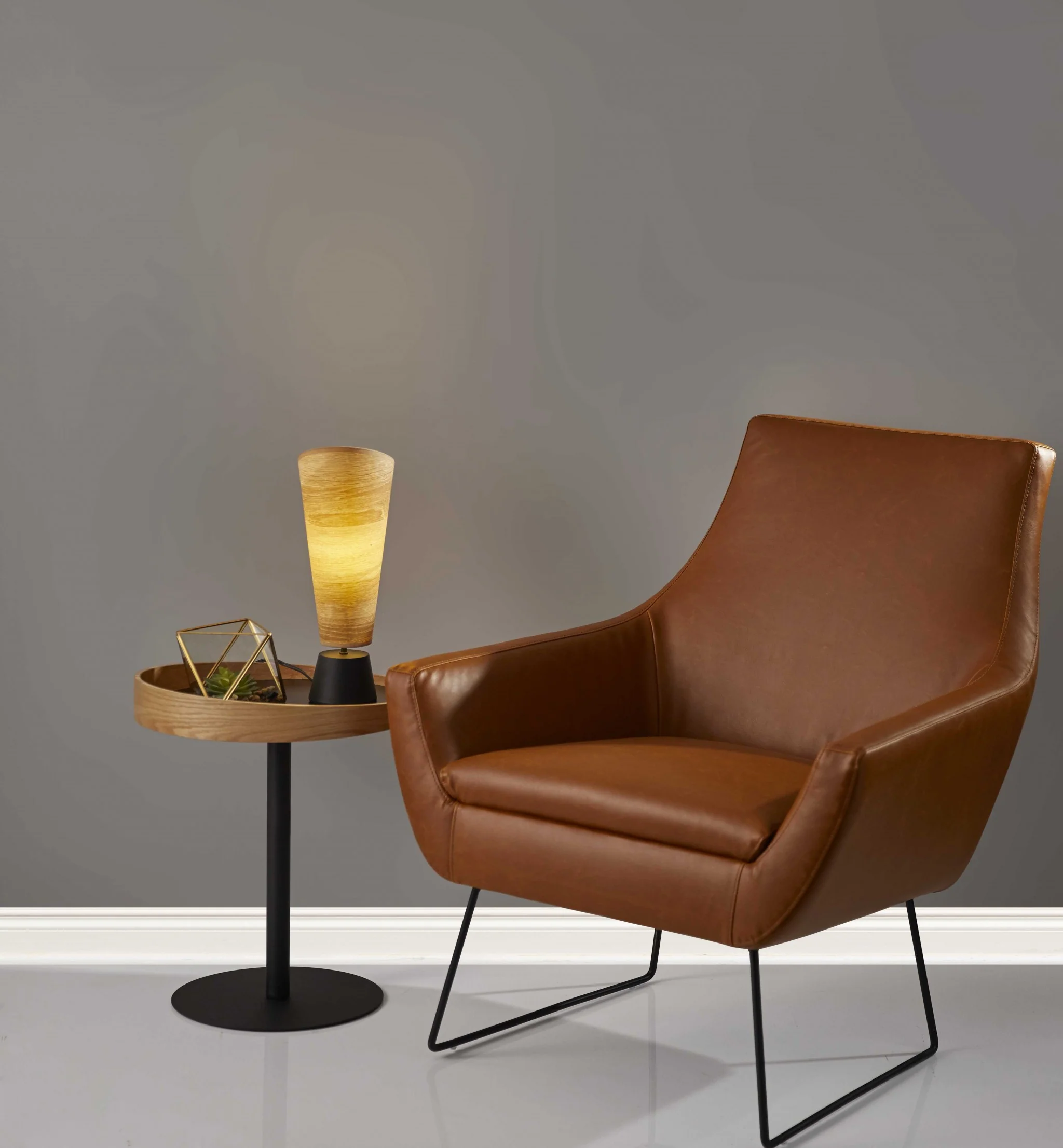 Black Mod Wood End or Side Table By Homeroots - Image 4