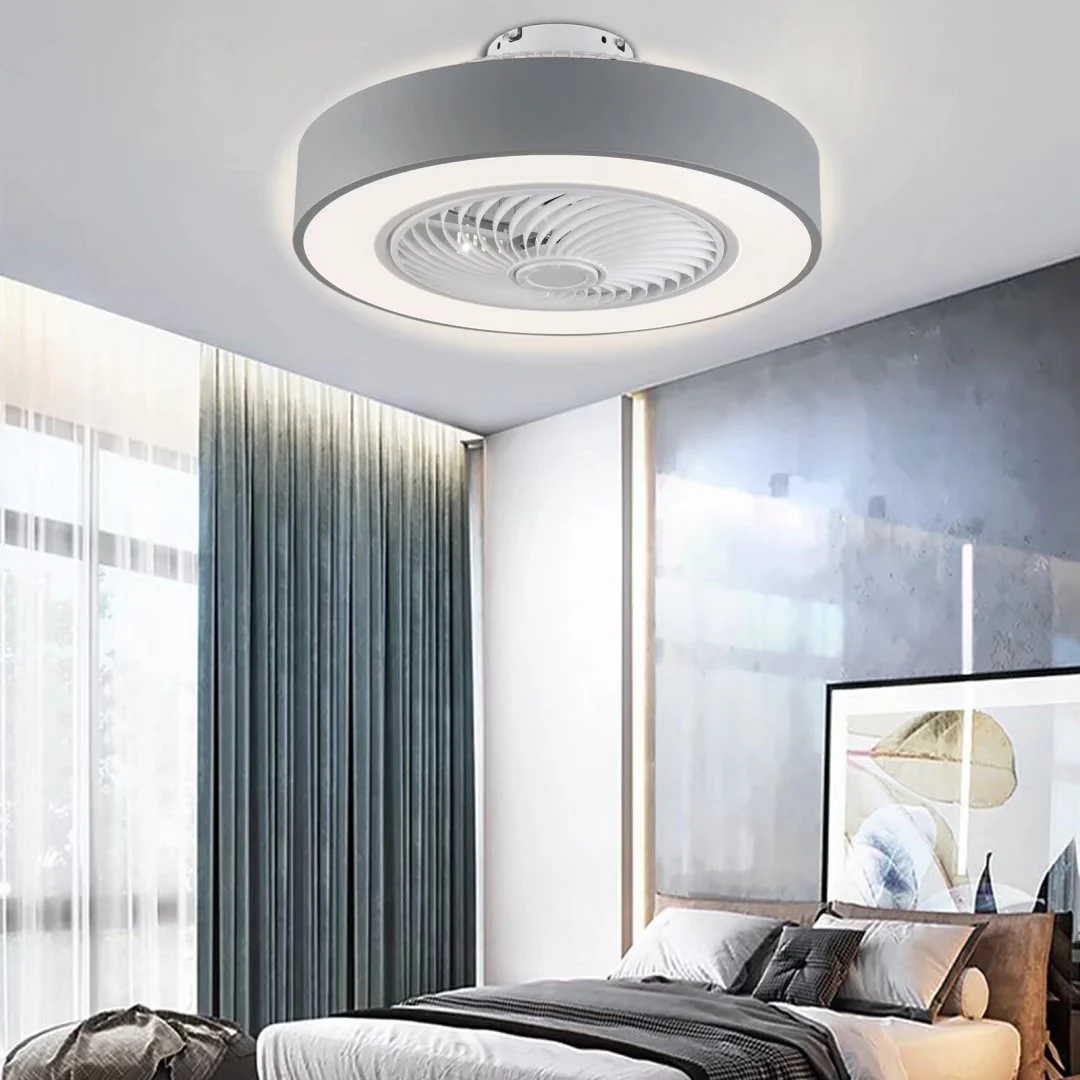 Black Modern Ceiling Ceiling Fan and Light By Homeroots - Image 2