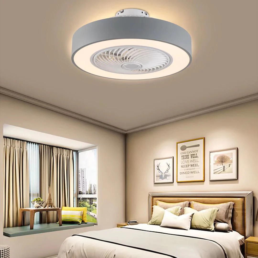 Black Modern Ceiling Ceiling Fan and Light By Homeroots - Image 3
