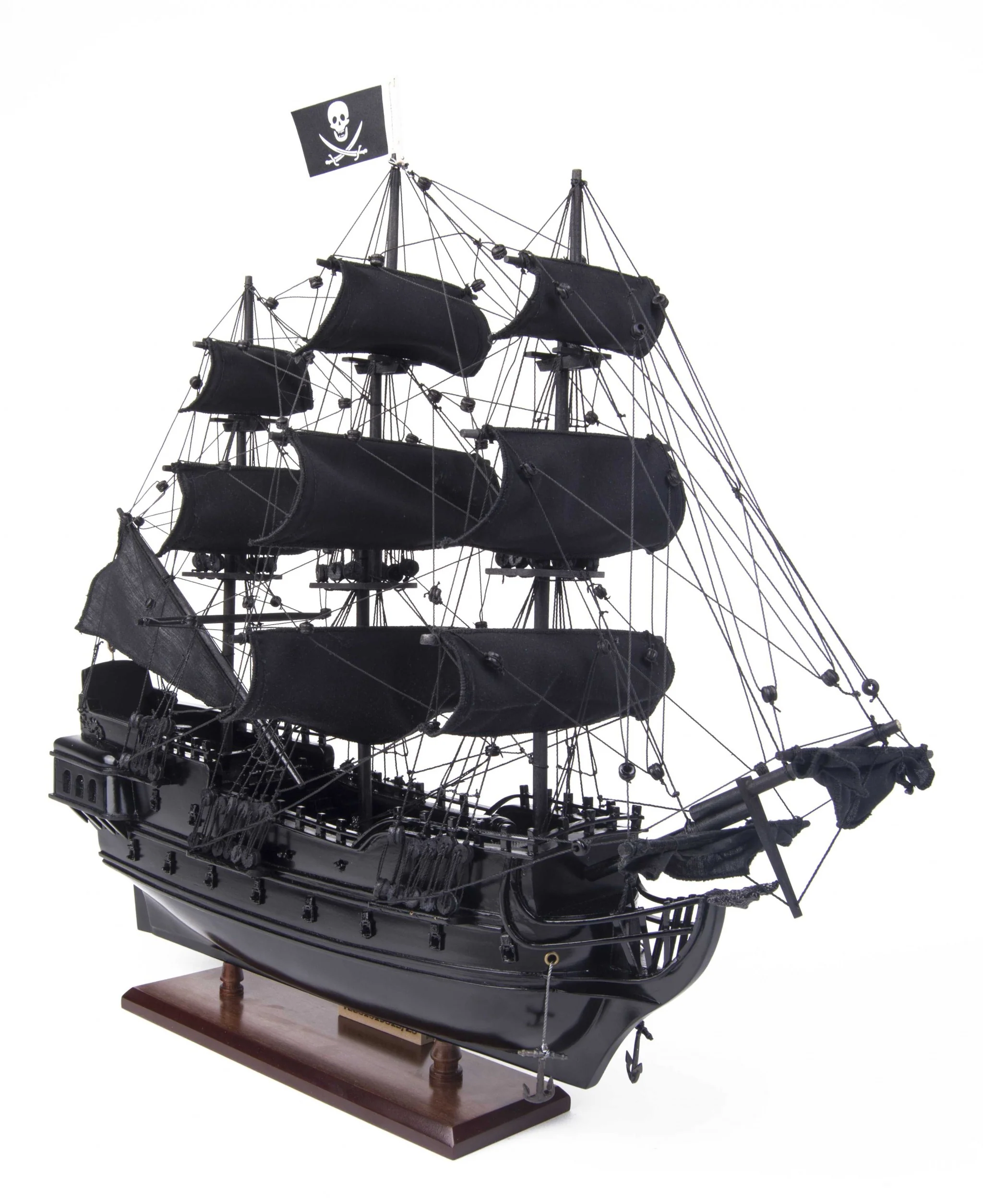 Black Pearl Pirate Ship By Homeroots - Image 2