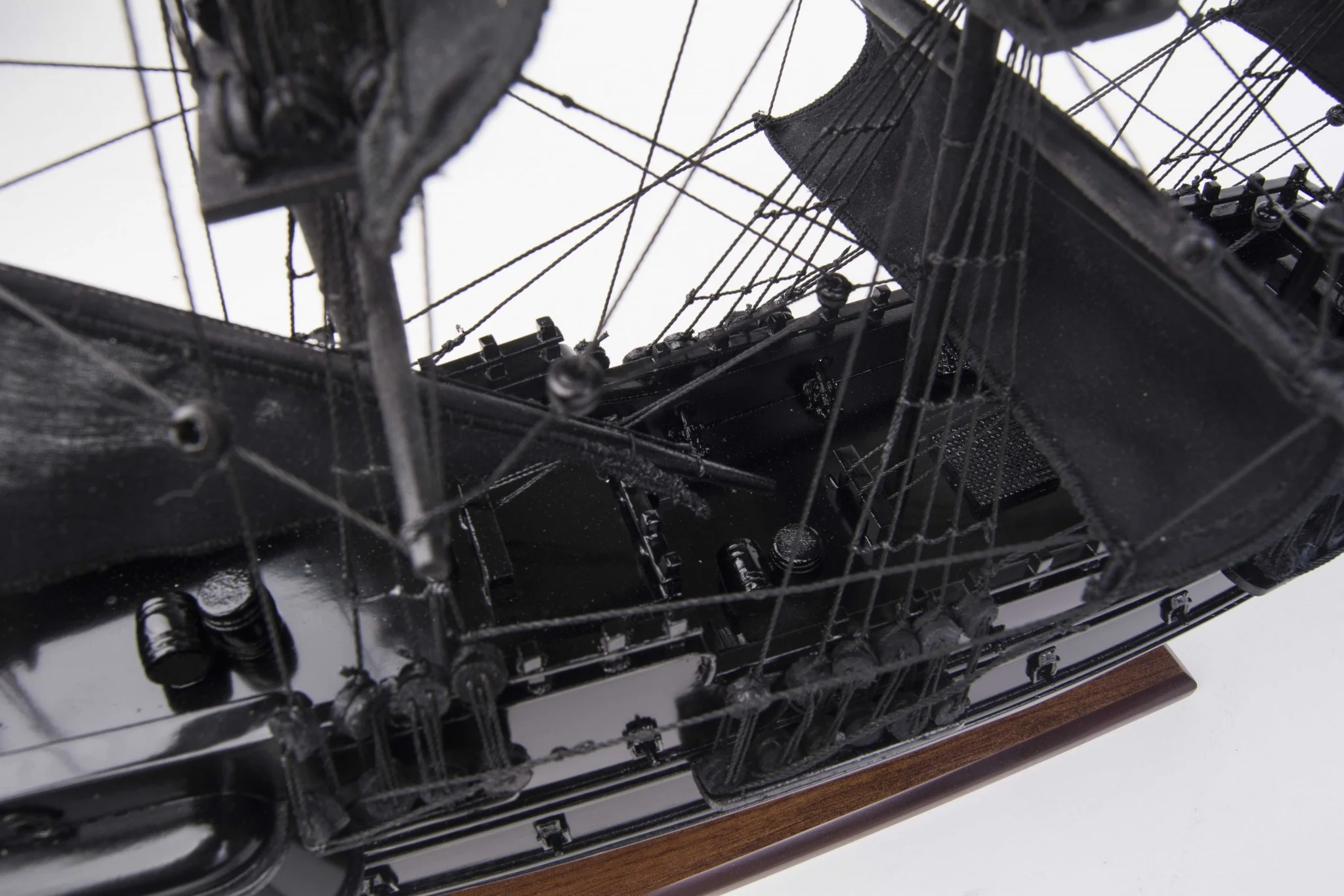 Black Pearl Pirate Ship By Homeroots - Image 3