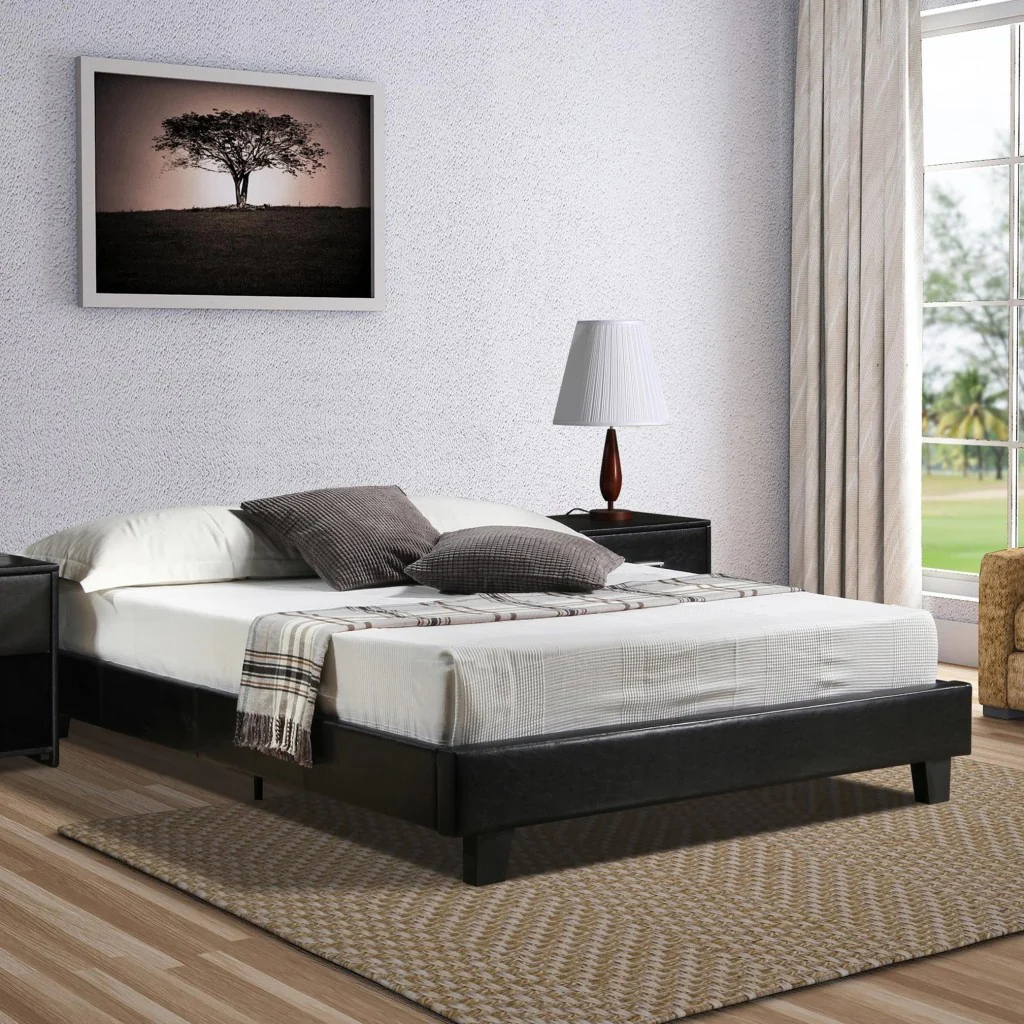 Black Platform King Bed By Homeroots - 397006 - Image 7