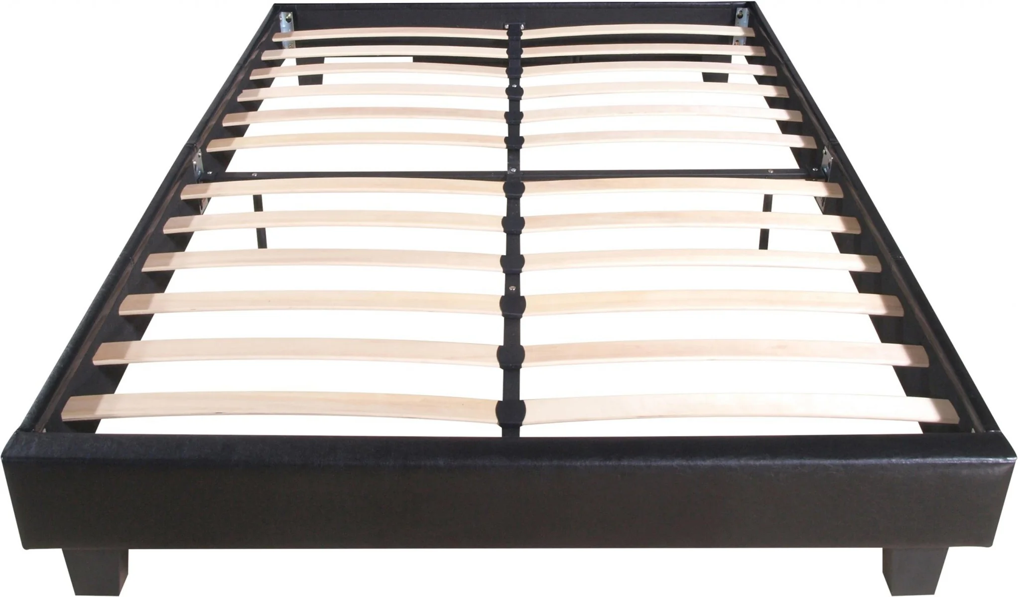 Black Platform Queen Bed By Homeroots - 397005 - Image 4