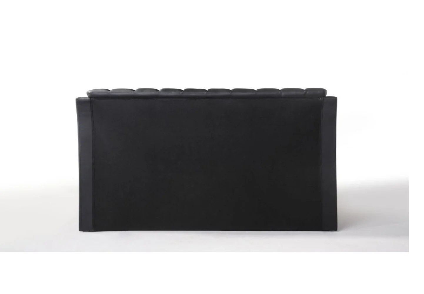 Black Pu Button Tufted King Bed By Homeroots - Image 4