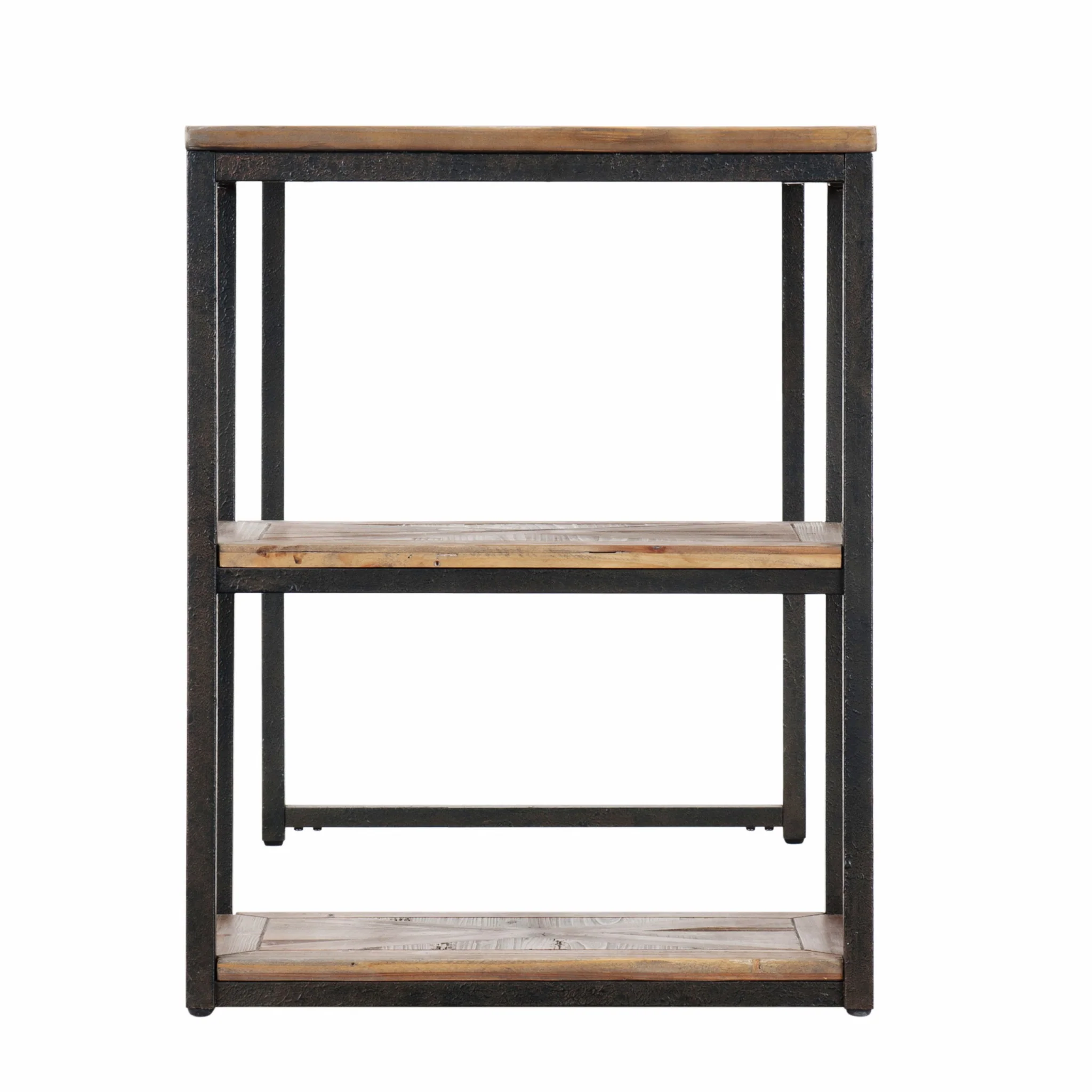 Black Reclaimed Wood Writing Desk By Homeroots - Image 5