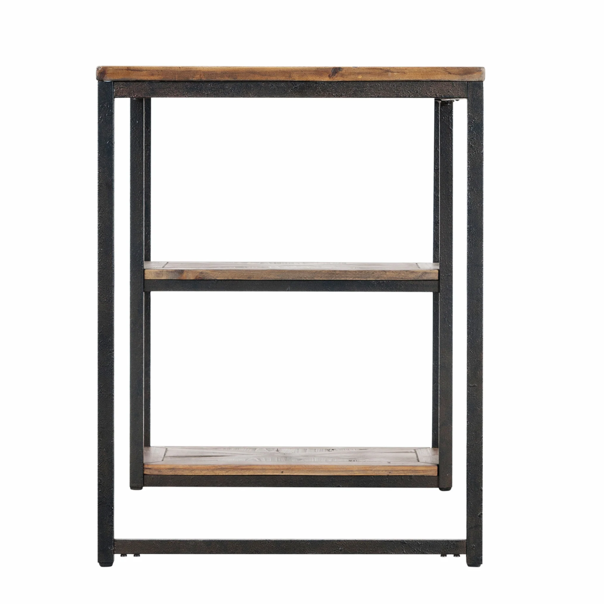 Black Reclaimed Wood Writing Desk By Homeroots - Image 6