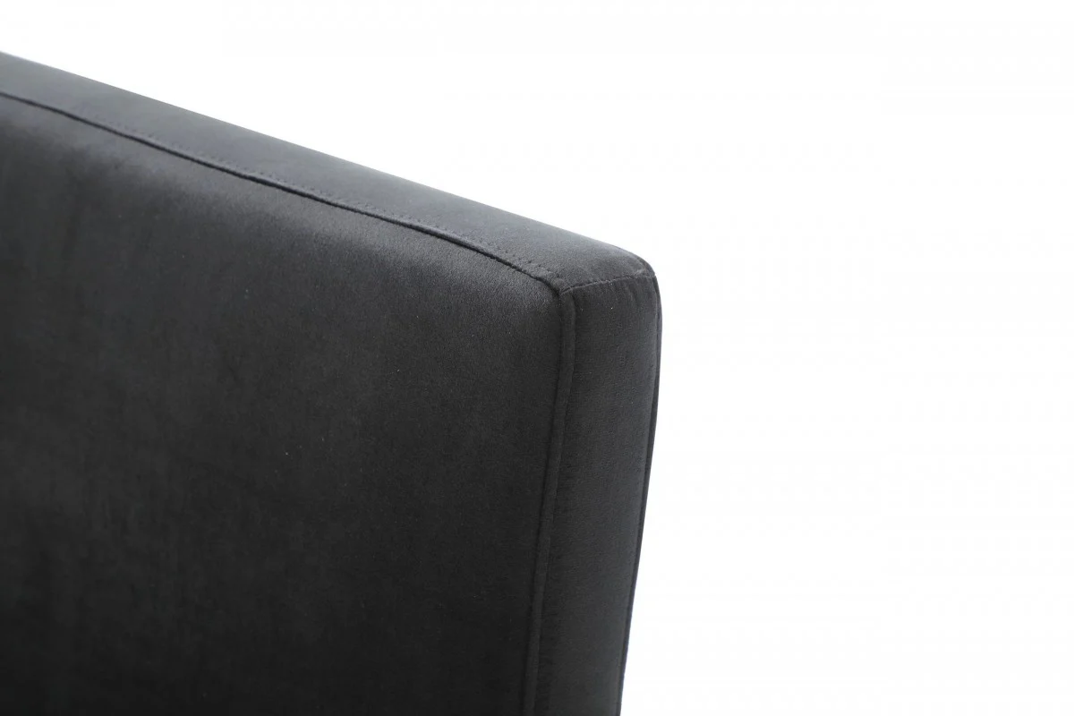 Black Rosegold Velvet Dining Chair By Homeroots - Image 4