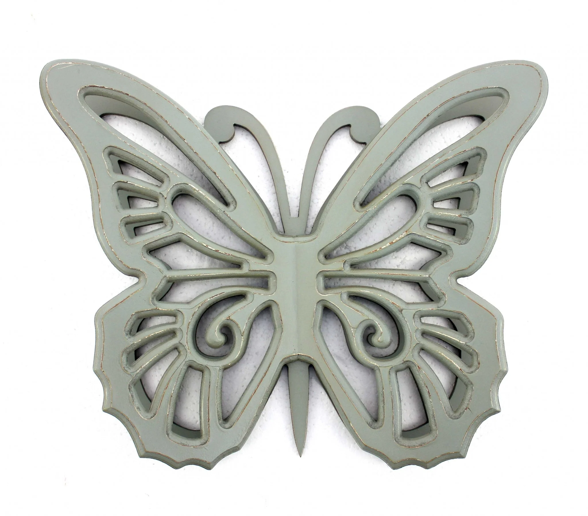 Black Rustic Butterfly Wooden Wall Decor By Homeroots - Image 3
