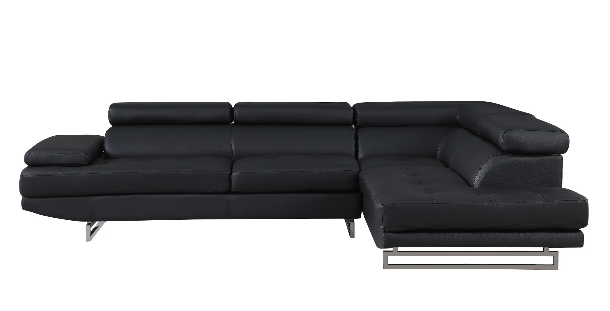 Black Sectional RAF By Homeroots - Image 3