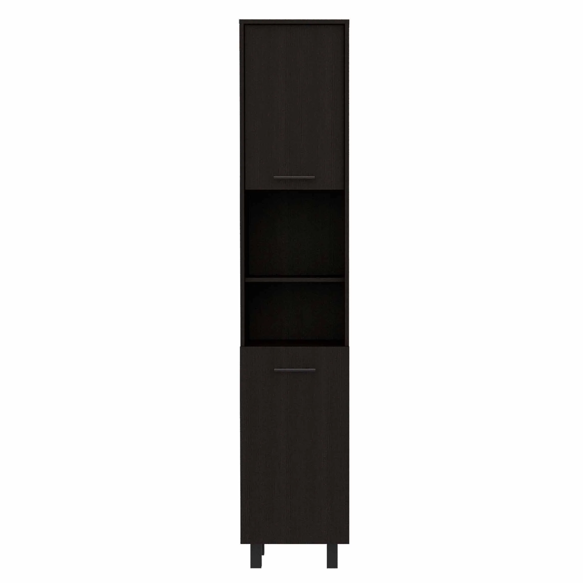 Black Sleek And Tall Pantry Cabinet By Homeroots - Image 2