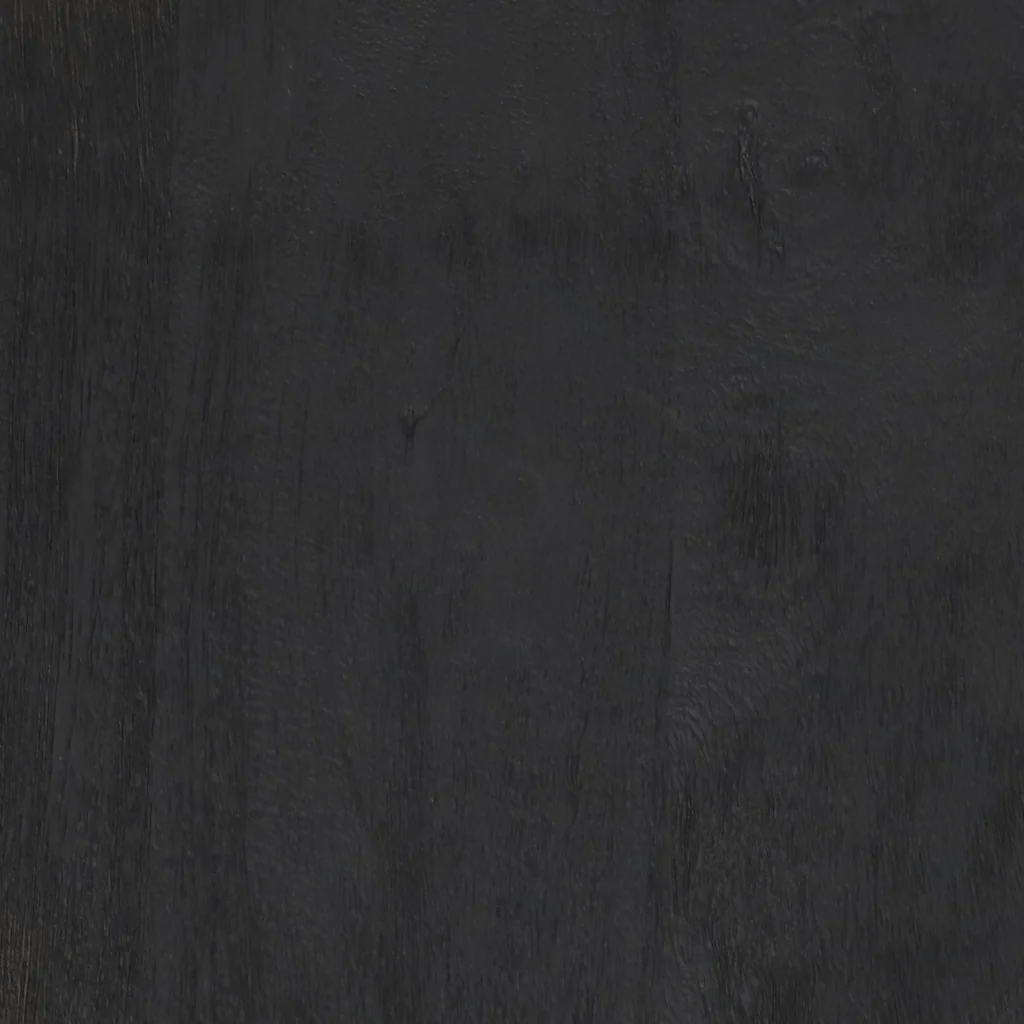 Black Solid Wood Backless Bar Chair By Homeroots - Image 8
