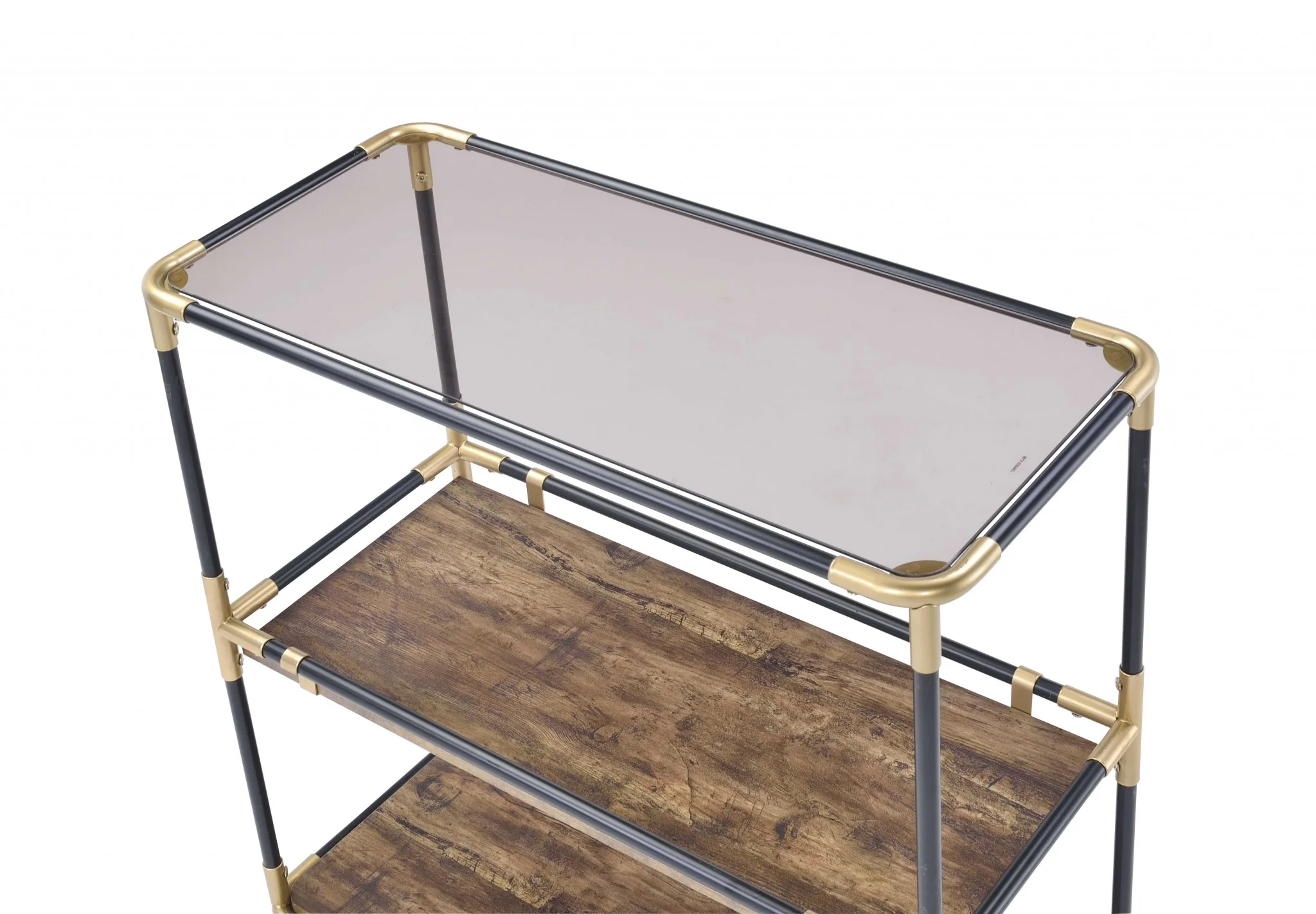 Black Solid Wood Leg Console Table By Homeroots - Image 4