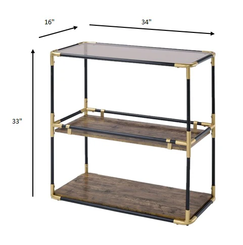 Black Solid Wood Leg Console Table By Homeroots - Image 6