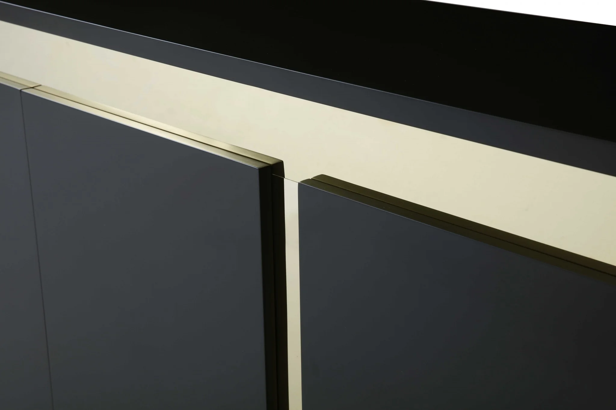 Black Stainless Steel Buffet By Homeroots - Image 3