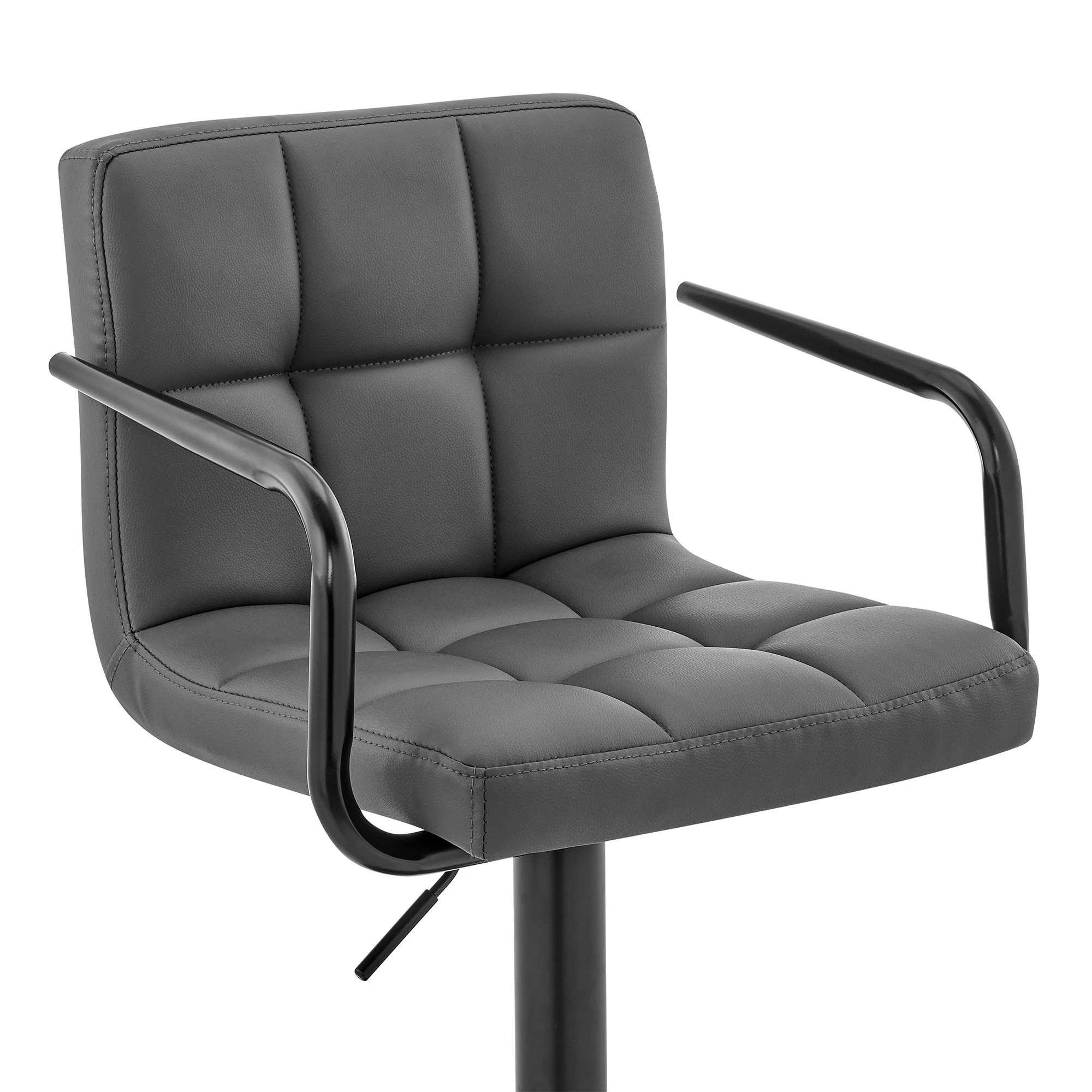 Black Tall Triangle Seat Swivel Active Balance Chair By Homeroots - Image 10