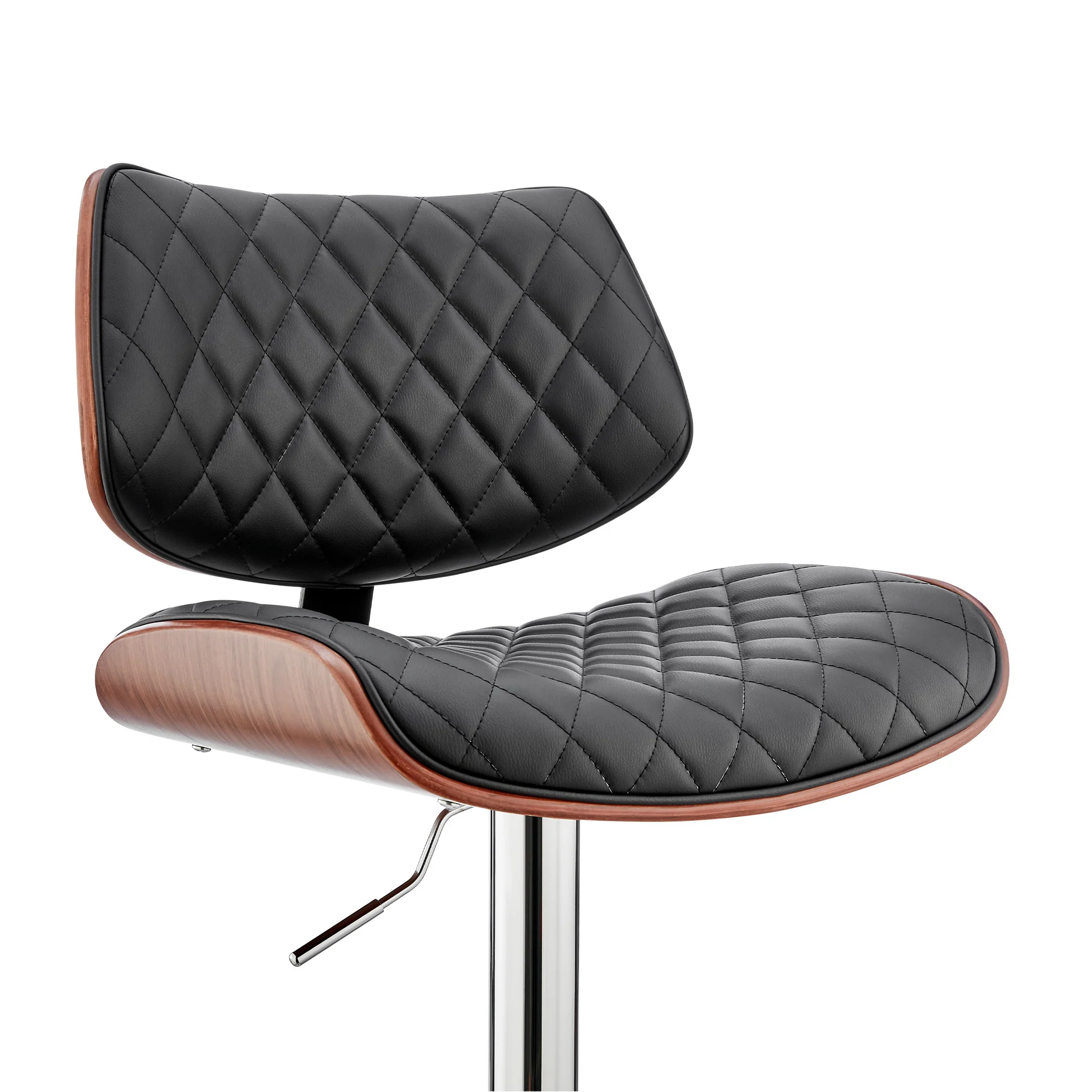 Black Tall Triangle Seat Swivel Active Balance Chair By Homeroots - Image 13