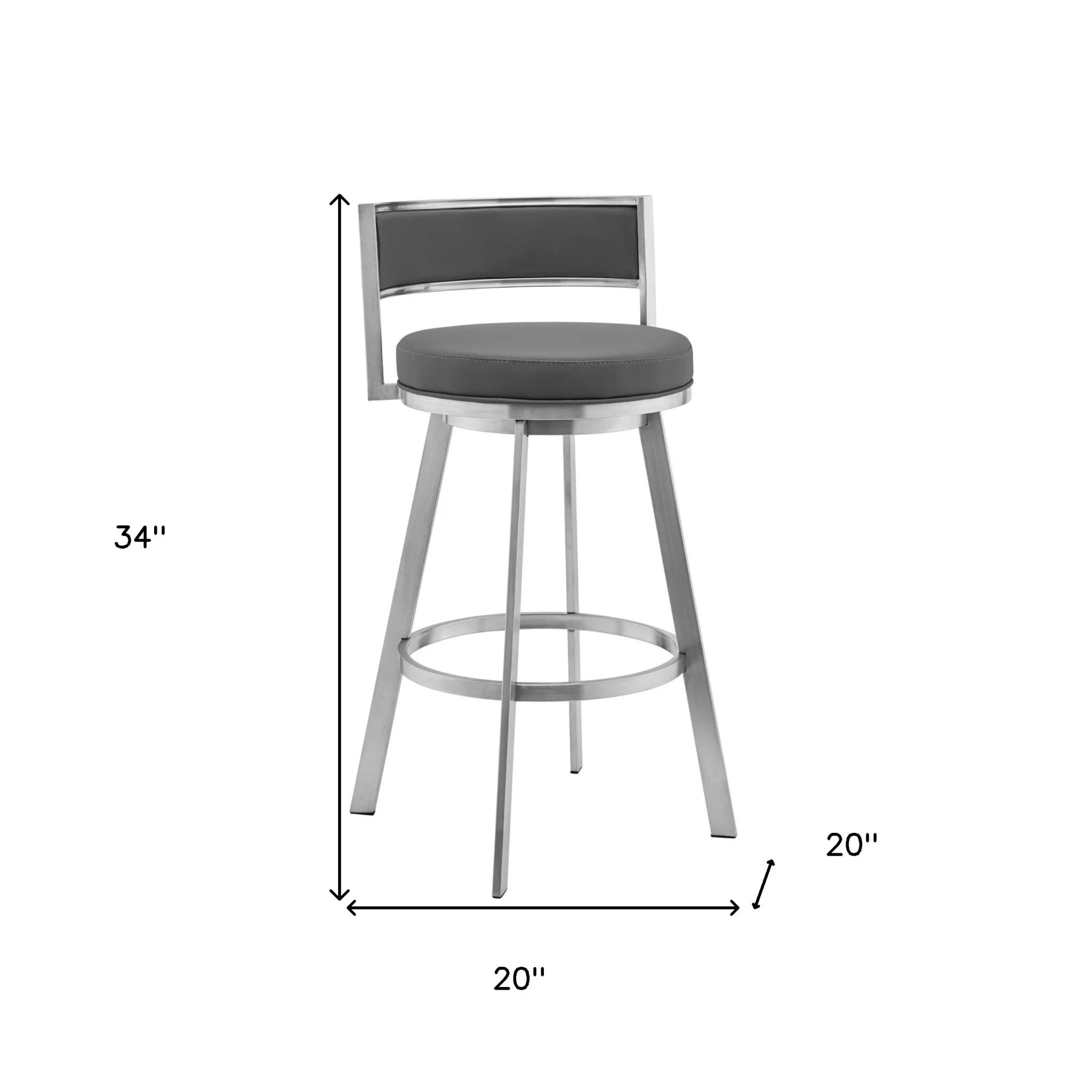 Black Tall Triangle Seat Swivel Active Balance Chair By Homeroots - Image 14
