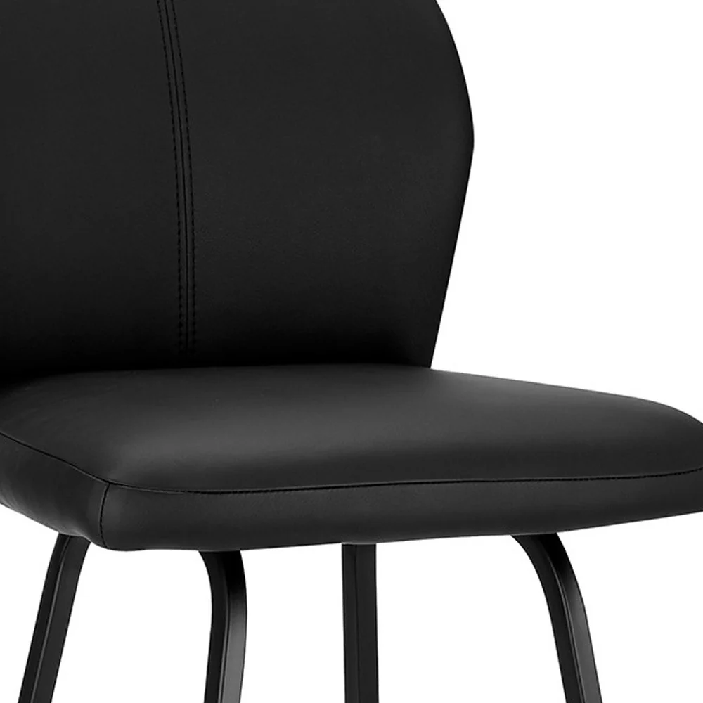 Black Tall Triangle Seat Swivel Active Balance Chair By Homeroots - Image 16