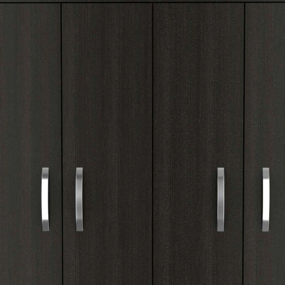 Black Three Drawer Combo Dresser By Homeroots - Image 4