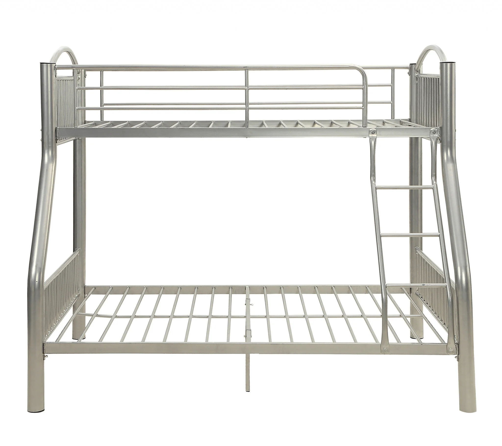 Black Traditional Twin Over Full Bunk Bed By Homeroots - Image 7