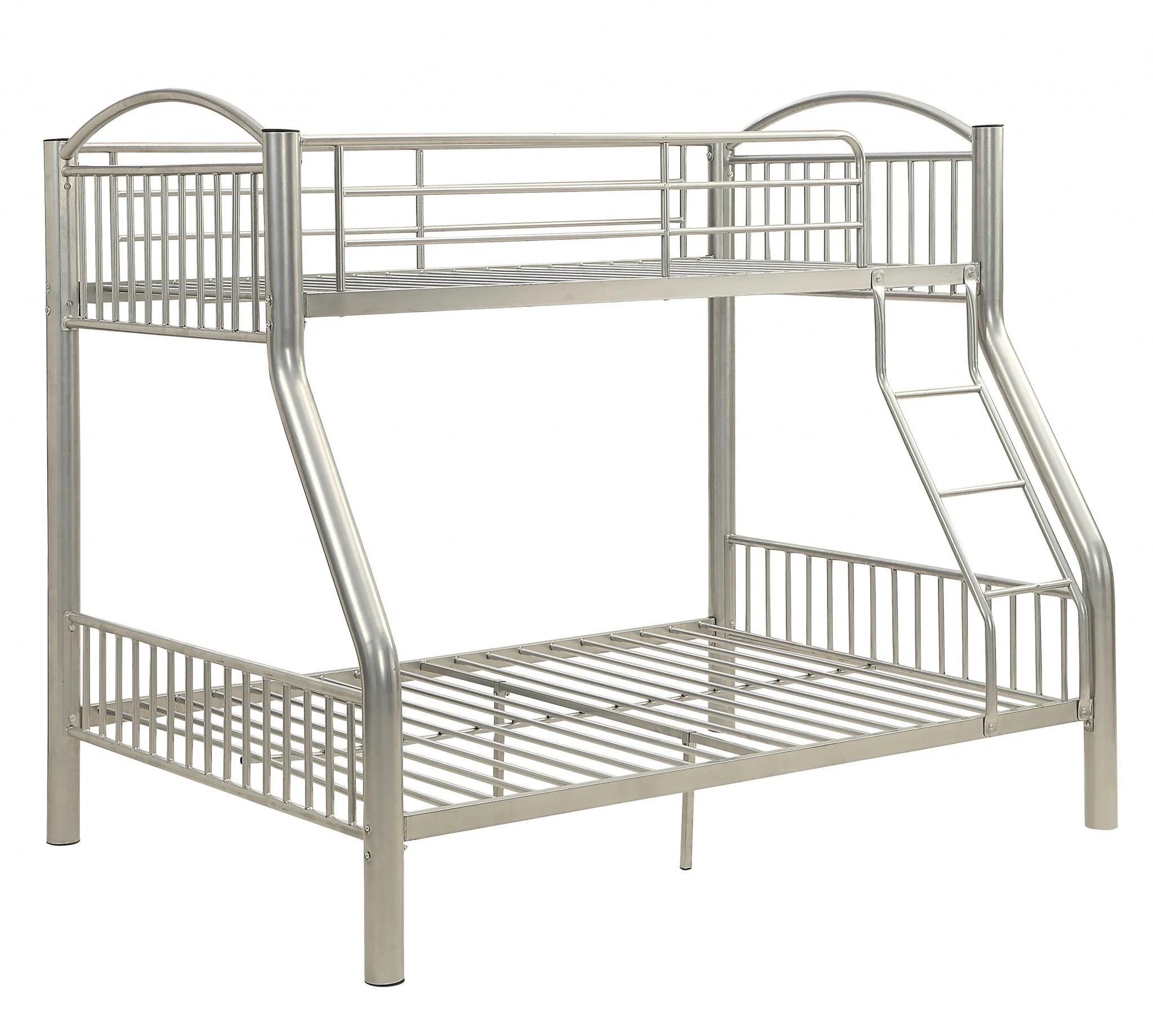 Black Traditional Twin Over Full Bunk Bed By Homeroots - Image 8