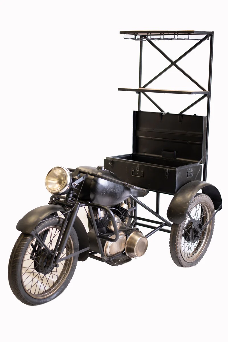 Black Tri Bike Bar By Homeroots - Image 2