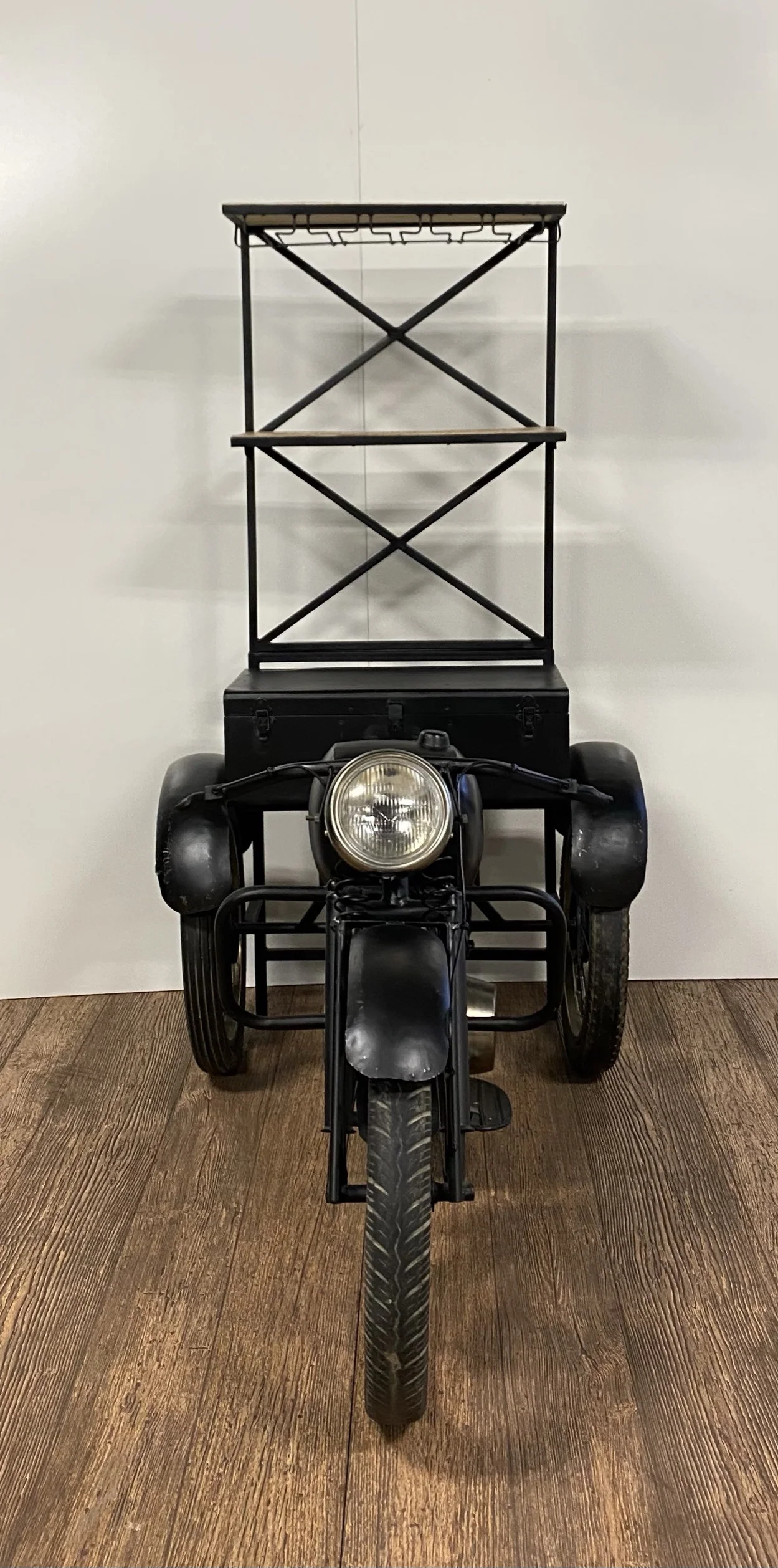 Black Tri Bike Bar By Homeroots - Image 3