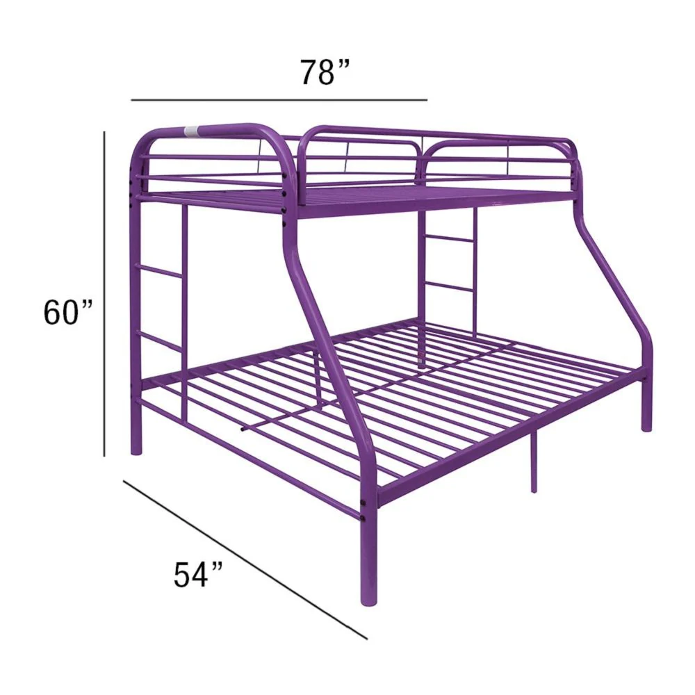 Black Twin Over Full Size Bunk Bed By Homeroots - Image 10
