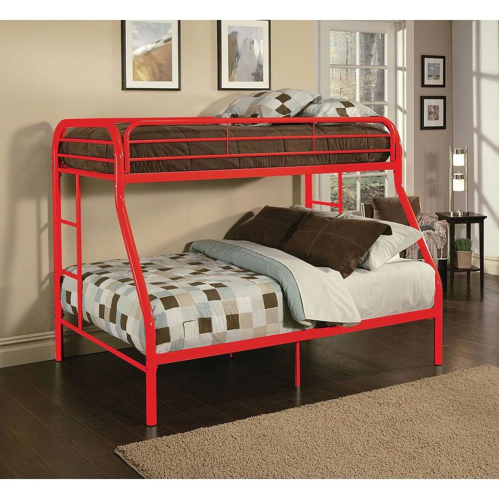 Black Twin Over Full Size Bunk Bed By Homeroots - Image 14