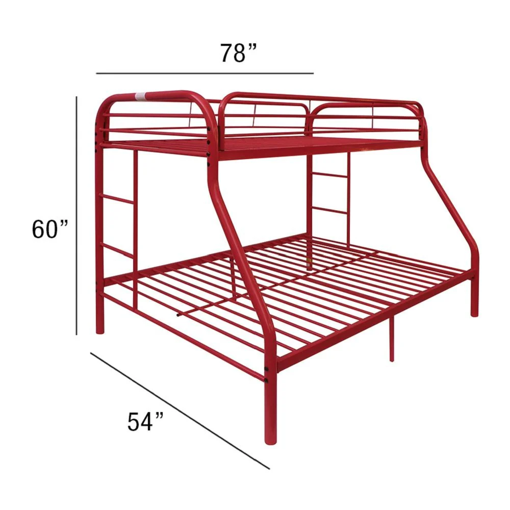 Black Twin Over Full Size Bunk Bed By Homeroots - Image 15